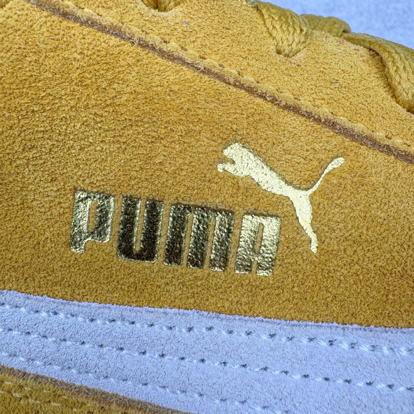 PUMA  Speedcat  圆头系带 二层绒面皮防滑耐磨 低筒 舒适时尚 赛车 跑步鞋 休闲鞋 波鞋 黄色  398846-06