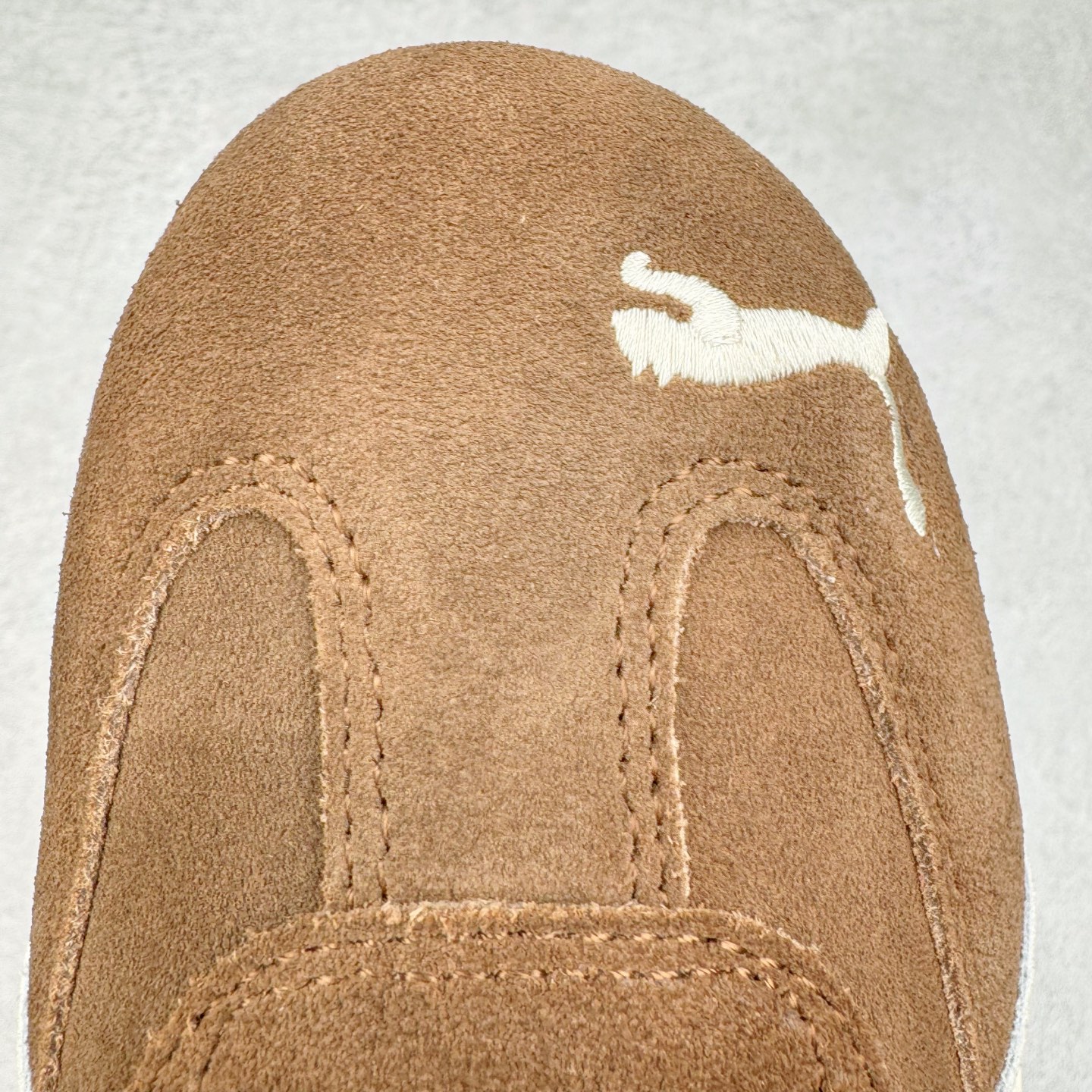 PUMA  Speedcat  圆头系带 二层绒面皮防滑耐磨 低筒 舒适时尚 赛车 跑步鞋 休闲鞋 波鞋 深棕色 406329-31