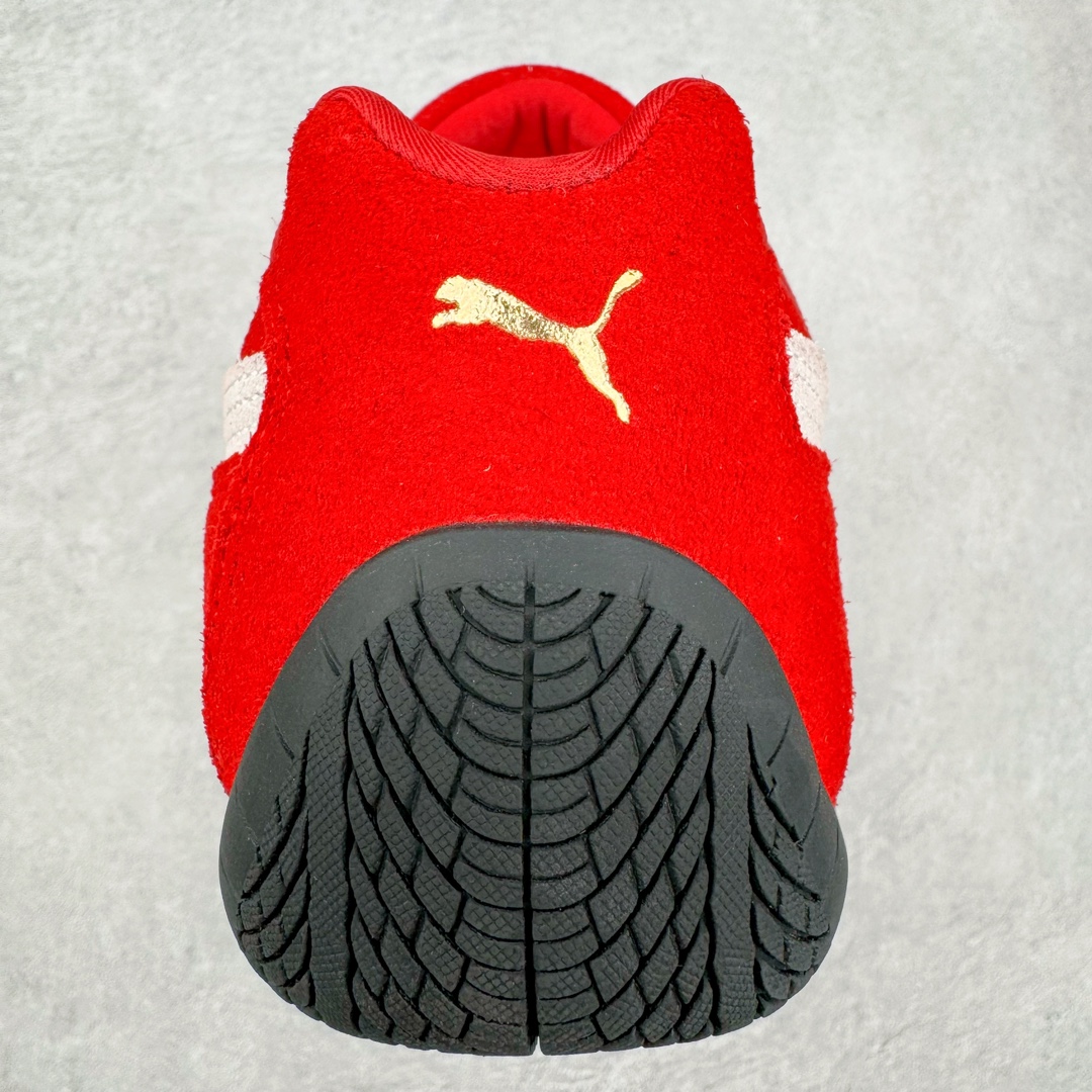 PUMA  Speedcat  圆头系带 二层绒面皮防滑耐磨 低筒 舒适时尚 赛车 跑步鞋 休闲鞋 波鞋 红色 398846-02