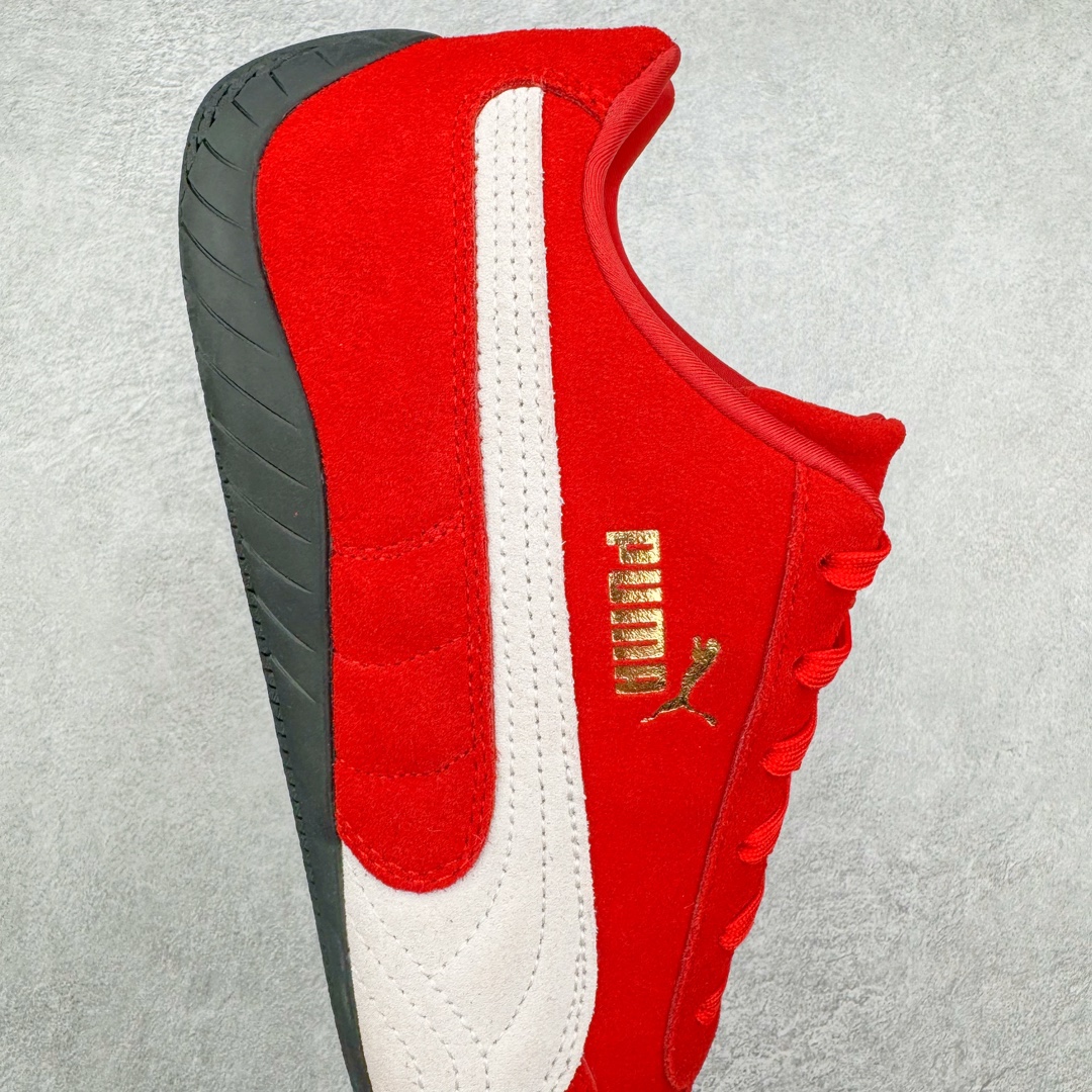 PUMA  Speedcat  圆头系带 二层绒面皮防滑耐磨 低筒 舒适时尚 赛车 跑步鞋 休闲鞋 波鞋 红色 398846-02