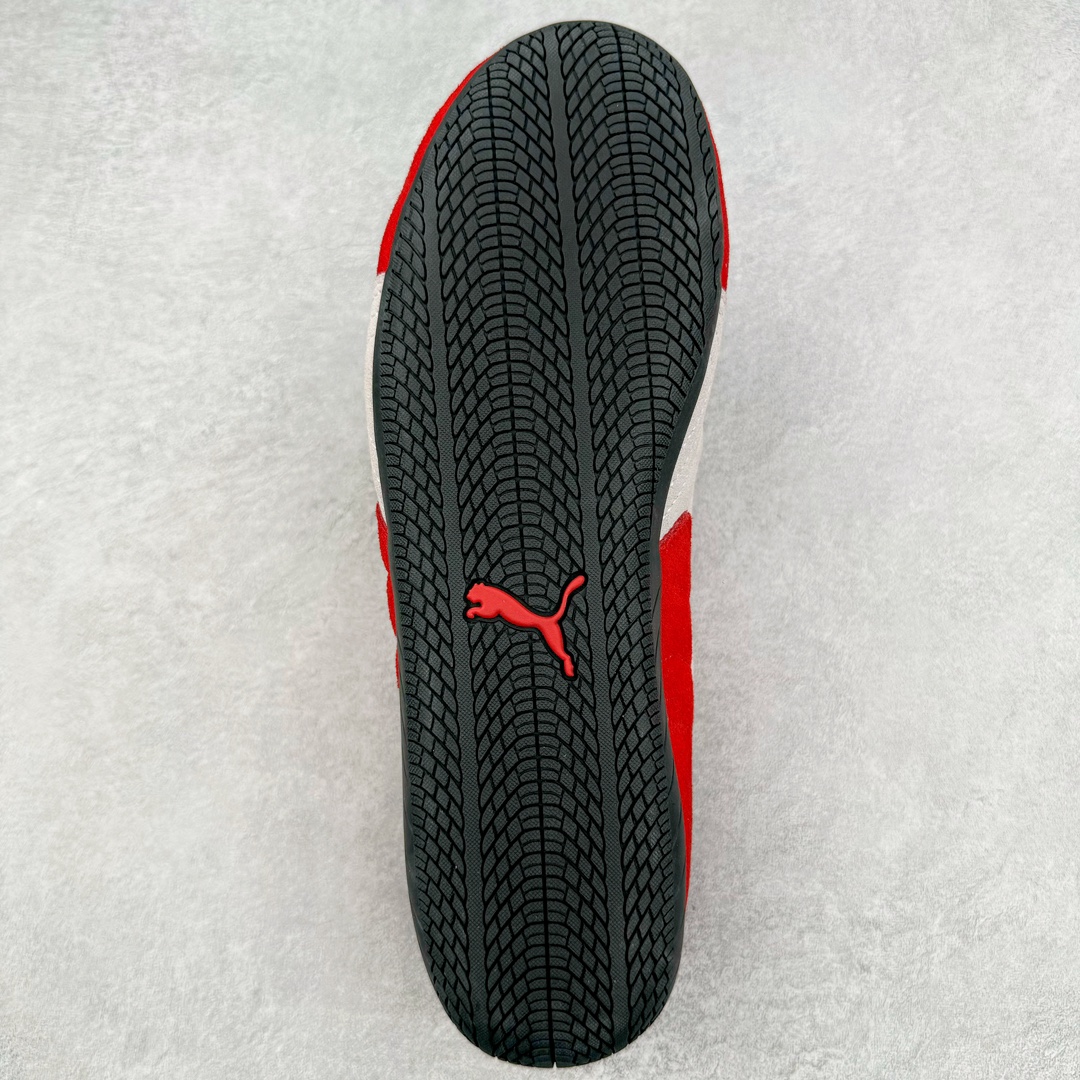 PUMA  Speedcat  圆头系带 二层绒面皮防滑耐磨 低筒 舒适时尚 赛车 跑步鞋 休闲鞋 波鞋 红色 398846-02