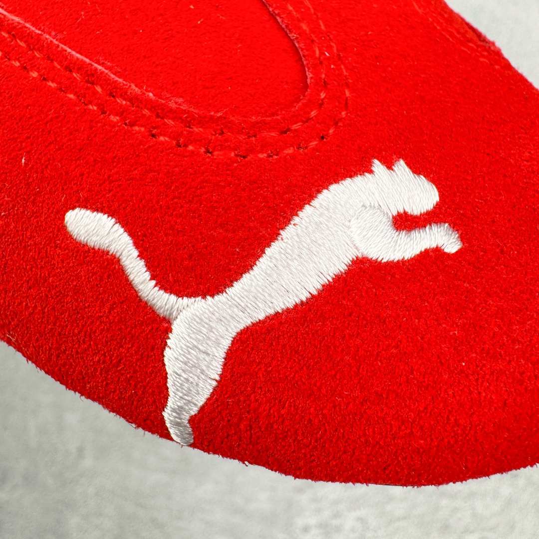 PUMA  Speedcat  圆头系带 二层绒面皮防滑耐磨 低筒 舒适时尚 赛车 跑步鞋 休闲鞋 波鞋 红色 398846-02