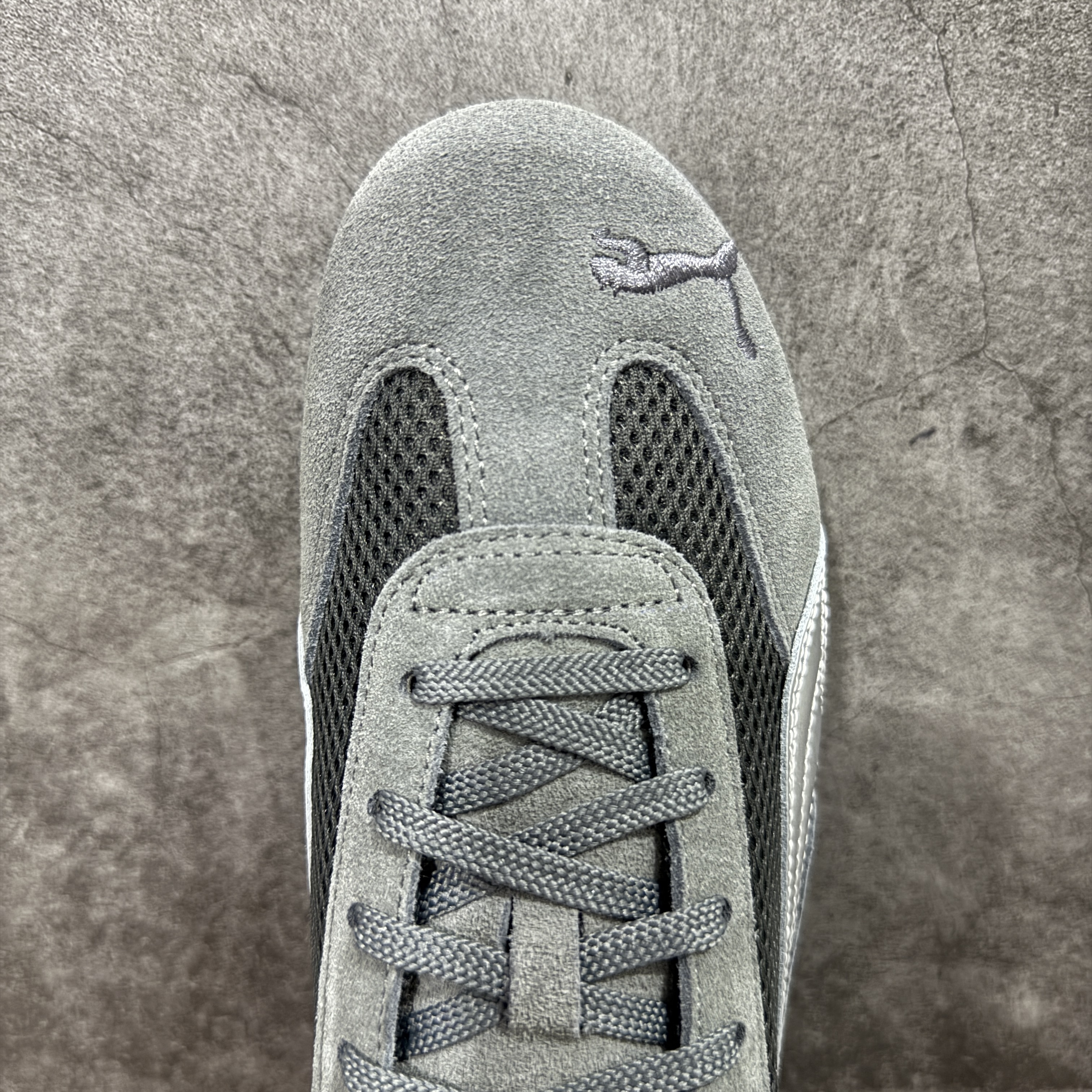 PUMA  Speedcat  圆头系带 二层绒面皮防滑耐磨 低筒 舒适时尚 赛车 跑步鞋 休闲鞋 波鞋 灰色 403902-03