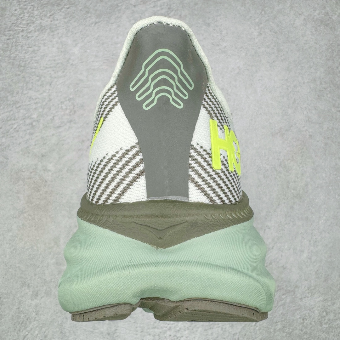 防水款 Hoka ONE ONE Clifton 9 克里夫顿 9 低筒 舒适运动 防滑耐磨 透气跑步鞋 运动 波鞋 芦苇绿 1141470-STLV