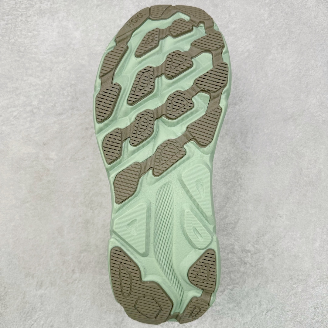 防水款 Hoka ONE ONE Clifton 9 克里夫顿 9 低筒 舒适运动 防滑耐磨 透气跑步鞋 运动 波鞋 芦苇绿 1141470-STLV