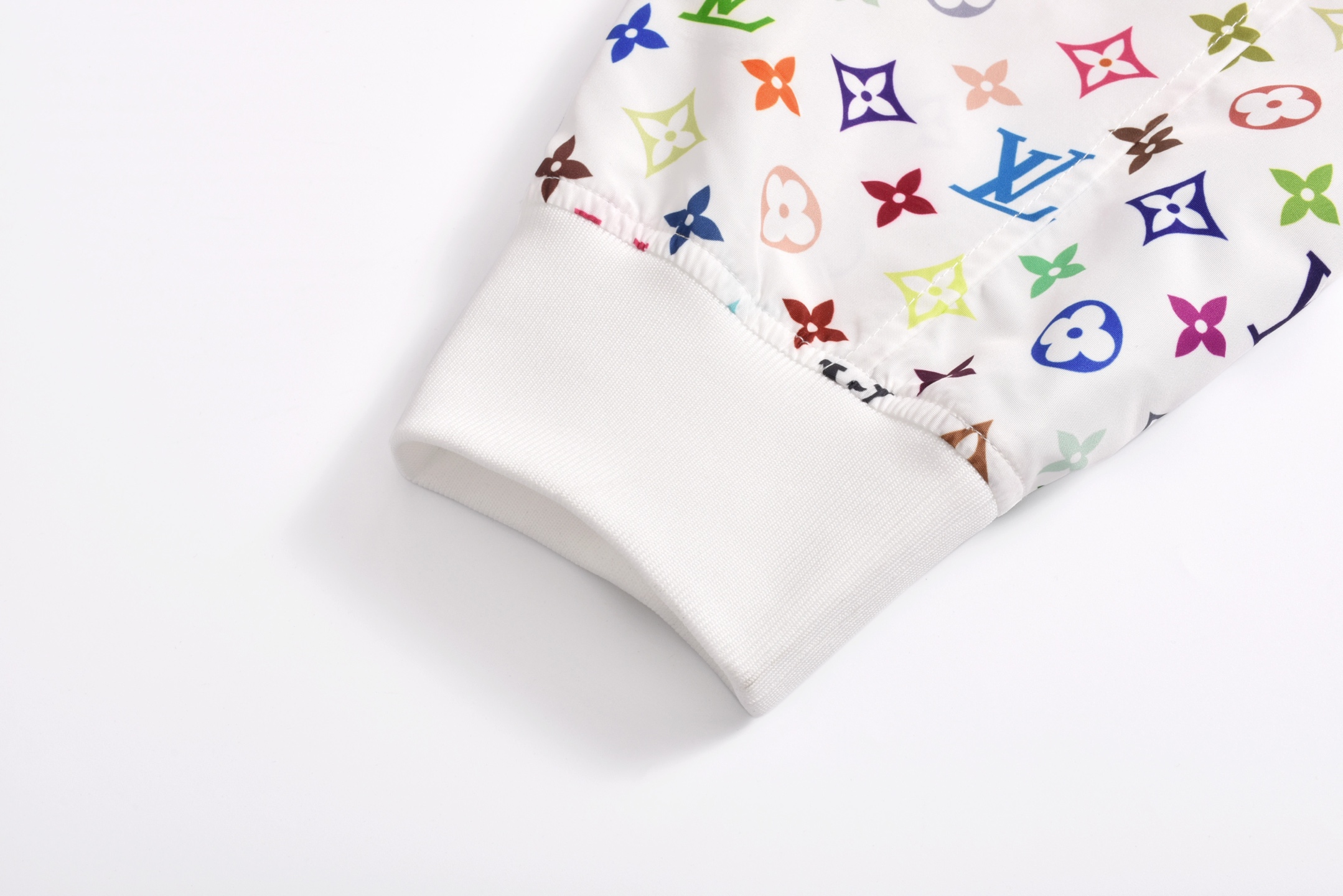 LOUIS VUITTON 路易威登 LV  村上隆 连帽 夹克 风衣 外套 凤搂  黑色 白色 B5