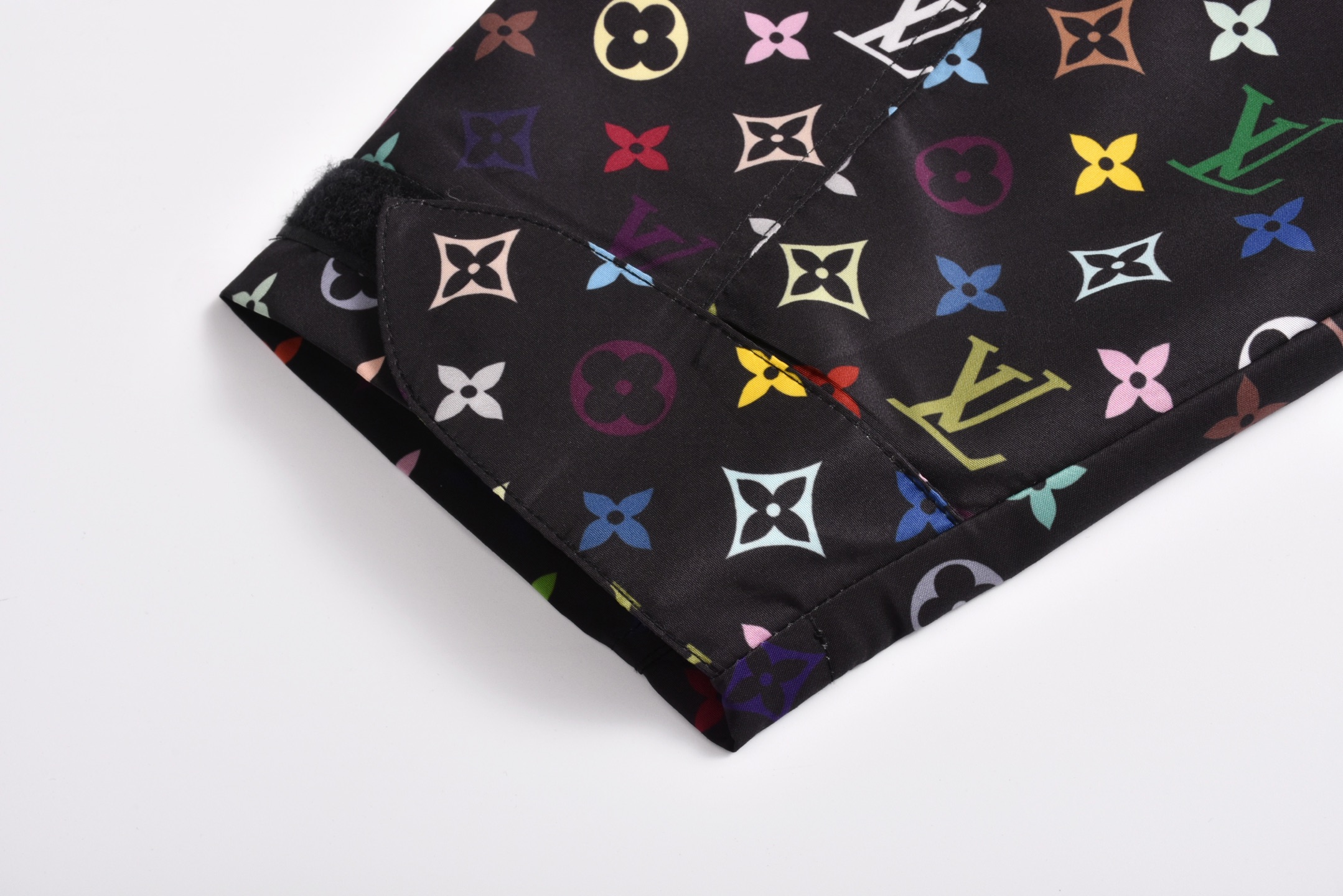 LOUIS VUITTON 路易威登 LV  村上隆 连帽 夹克 风衣 外套 凤搂  黑色 白色 B5