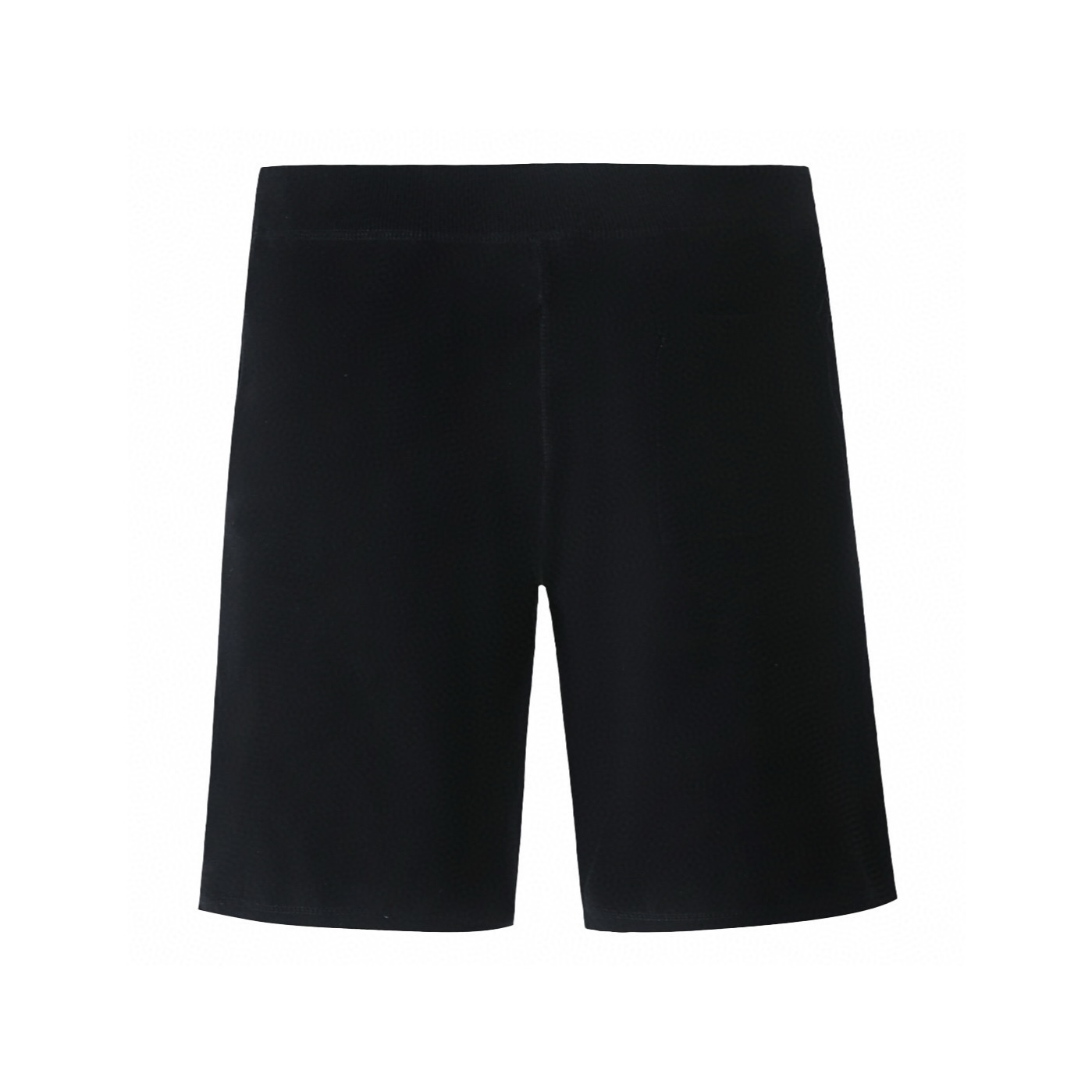 PRADA 普拉达 经典刺绣毛织 logo印花休闲裤 运动裤 裤子 短裤 黑色A5 