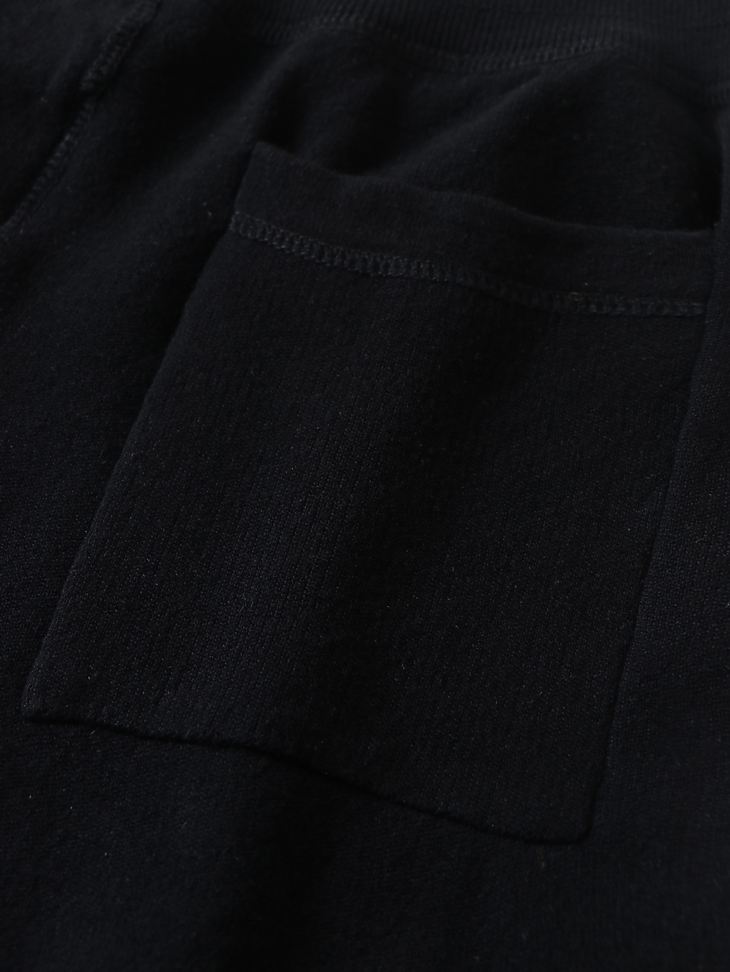 PRADA 普拉达 经典刺绣毛织 logo印花休闲裤 运动裤 裤子 短裤 黑色A5 