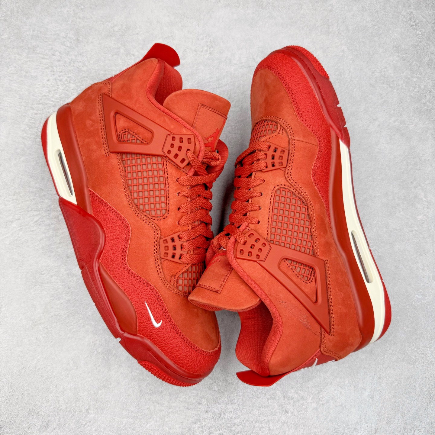 Nigel Sylvester  Air Jordan AJ4  Brick by Brick 低筒 男鞋 女鞋 耐磨透气 籃球鞋 板鞋 波鞋B5红砖 HF4340-800