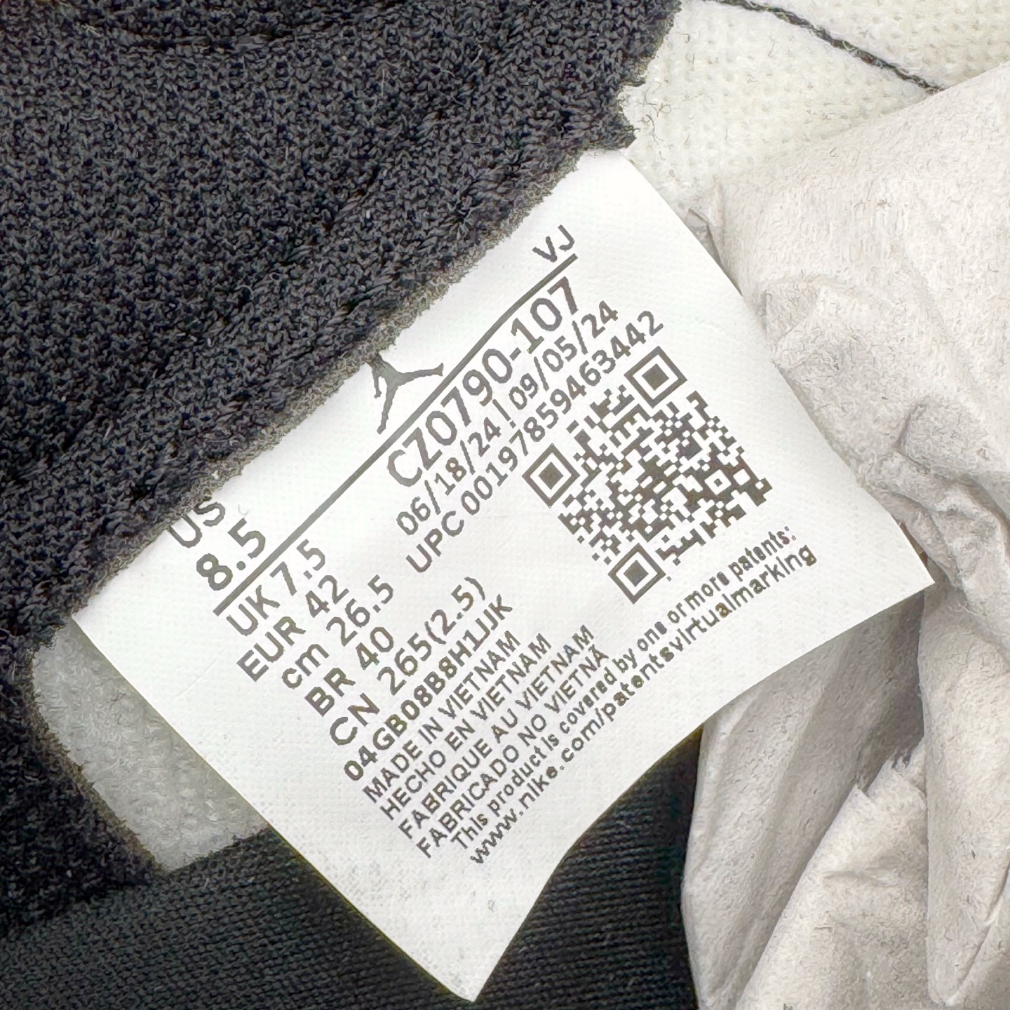 Air Jordan 1 Low OG AJ1  Rookie of the Year 低筒 织物 皮革 板鞋 休闲鞋 男鞋 女鞋 波鞋  白粽 CZ0790-107