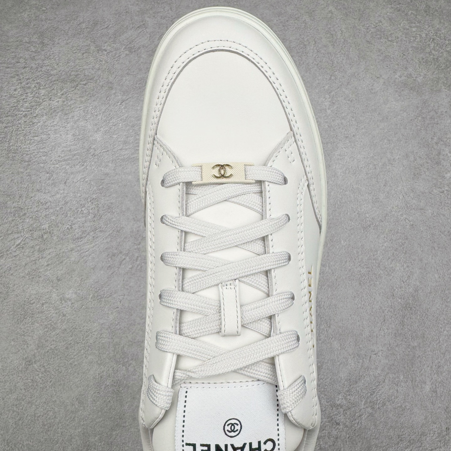 CHANEL 香奈儿   低筒 圆头运动鞋 休闲鞋 跑步鞋 男鞋  白色 G45086 B13311 NP502
