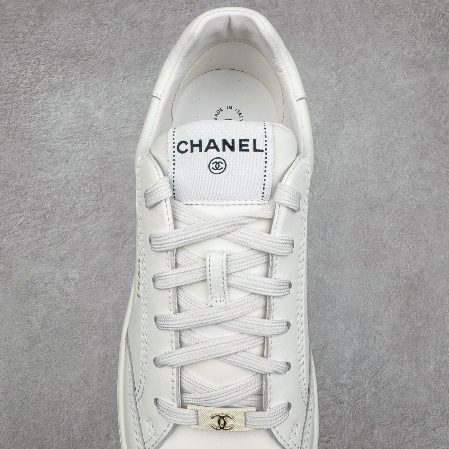 CHANEL 香奈儿   低筒 圆头运动鞋 休闲鞋 跑步鞋 男鞋  白色 G45086 B13311 NP502
