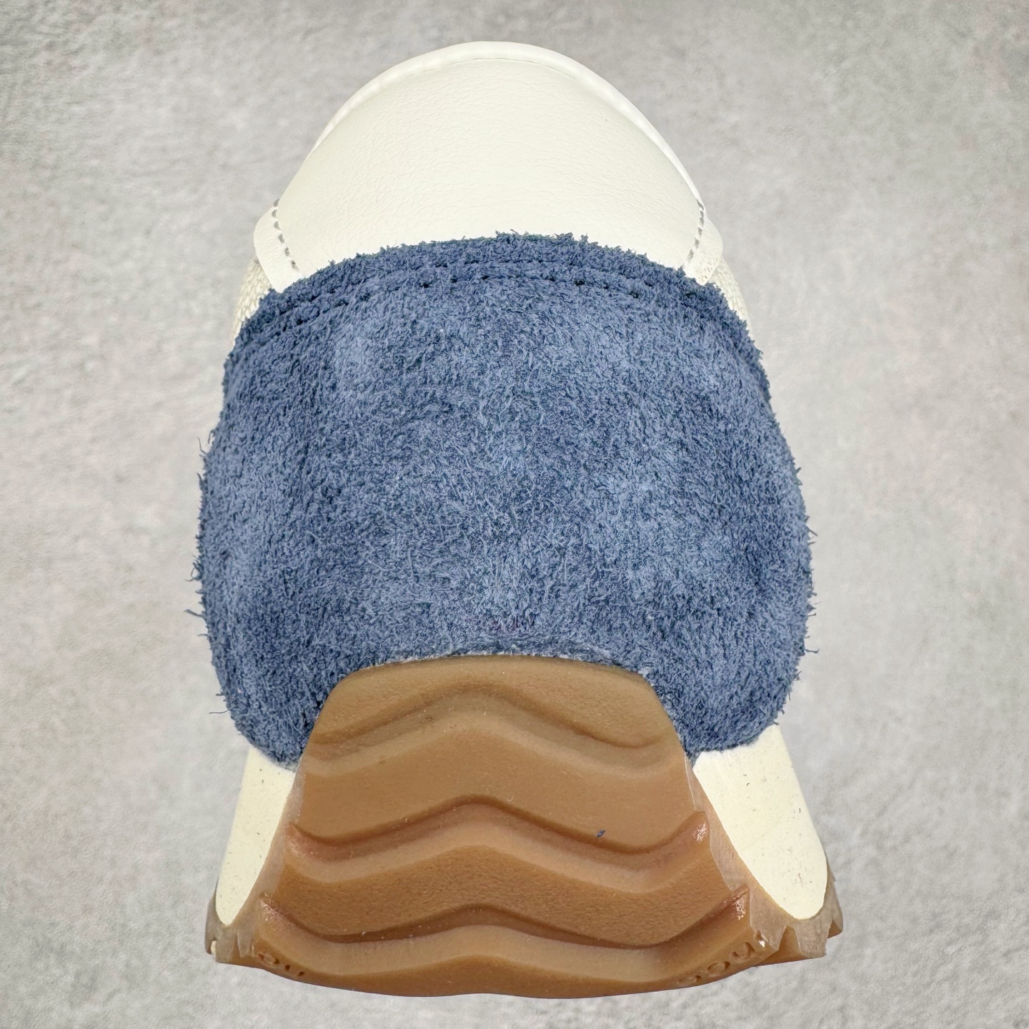 New Balance NB 471 低筒 织物牛剖层革 复古时尚 防滑耐磨 生活休闲鞋 波鞋  男女同款 米白深蓝色 U471AK