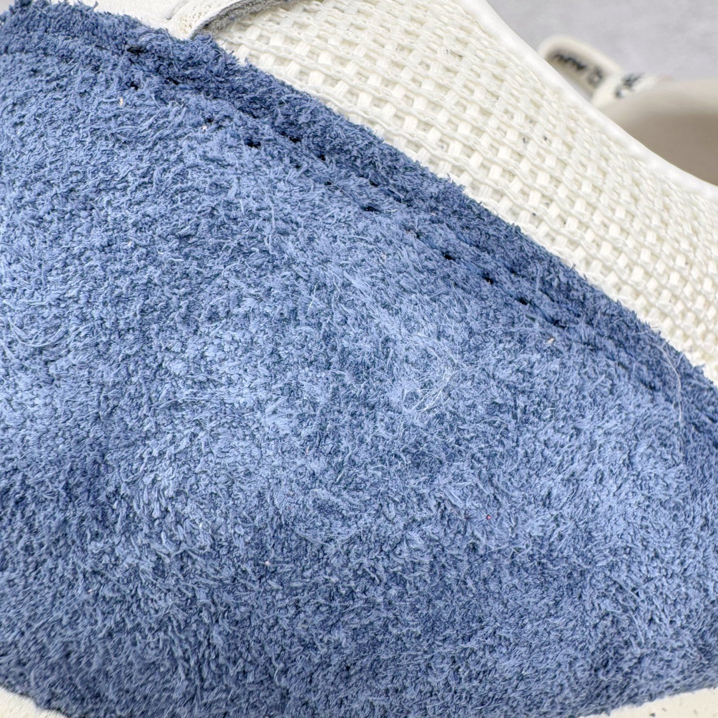 New Balance NB 471 低筒 织物牛剖层革 复古时尚 防滑耐磨 生活休闲鞋 波鞋  男女同款 米白深蓝色 U471AK