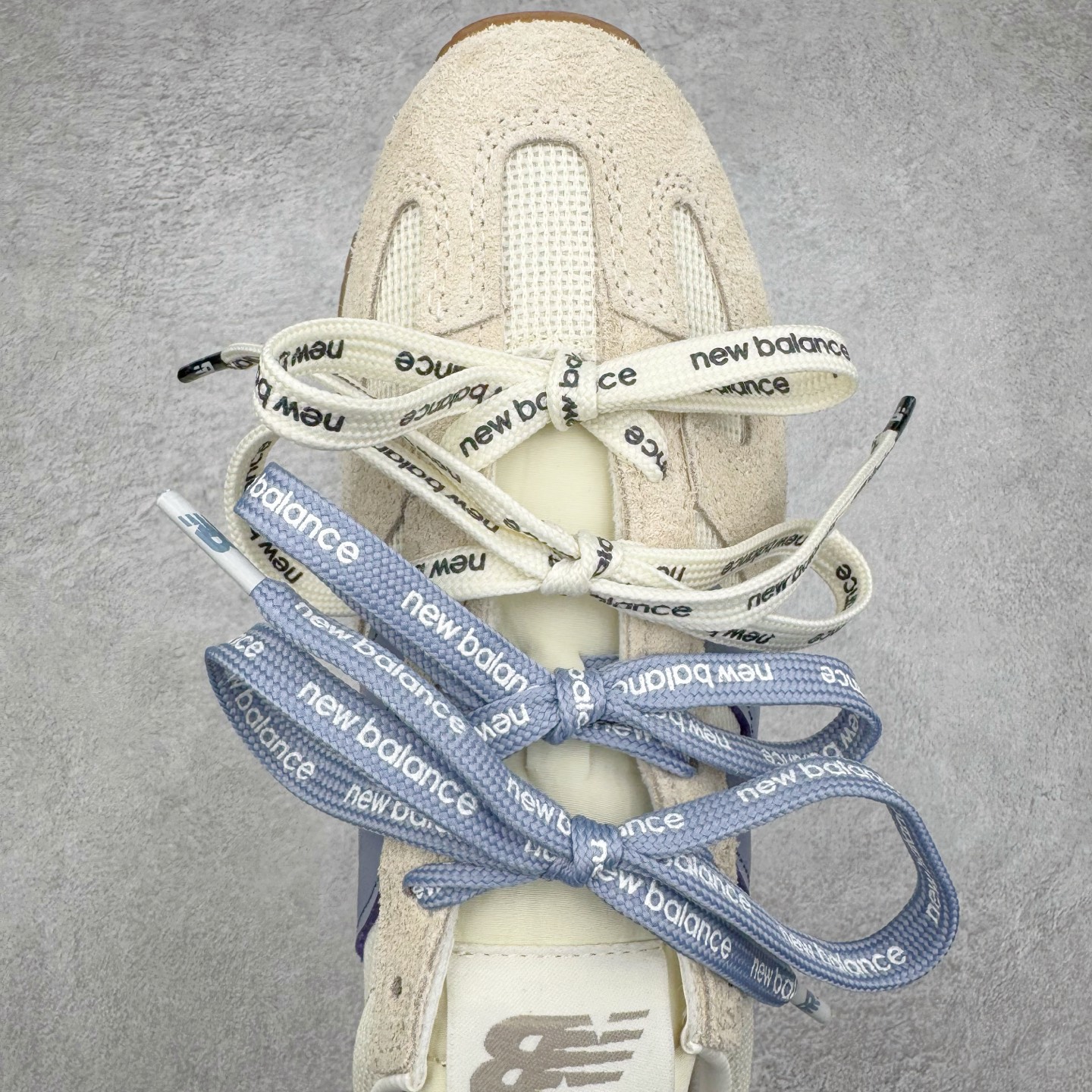 New Balance NB 471 低筒 织物牛剖层革 复古时尚 防滑耐磨 生活休闲鞋 波鞋  男女同款 米白色 U471AA