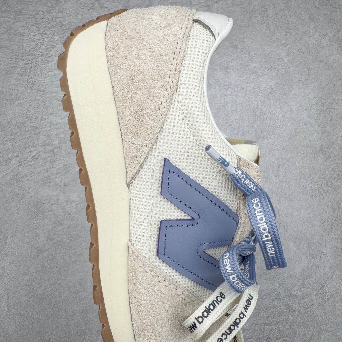 New Balance NB 471 低筒 织物牛剖层革 复古时尚 防滑耐磨 生活休闲鞋 波鞋  男女同款 米白色 U471AA