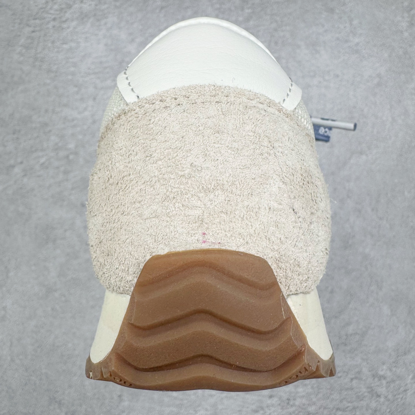 New Balance NB 471 低筒 织物牛剖层革 复古时尚 防滑耐磨 生活休闲鞋 波鞋  男女同款 米白色 U471AA