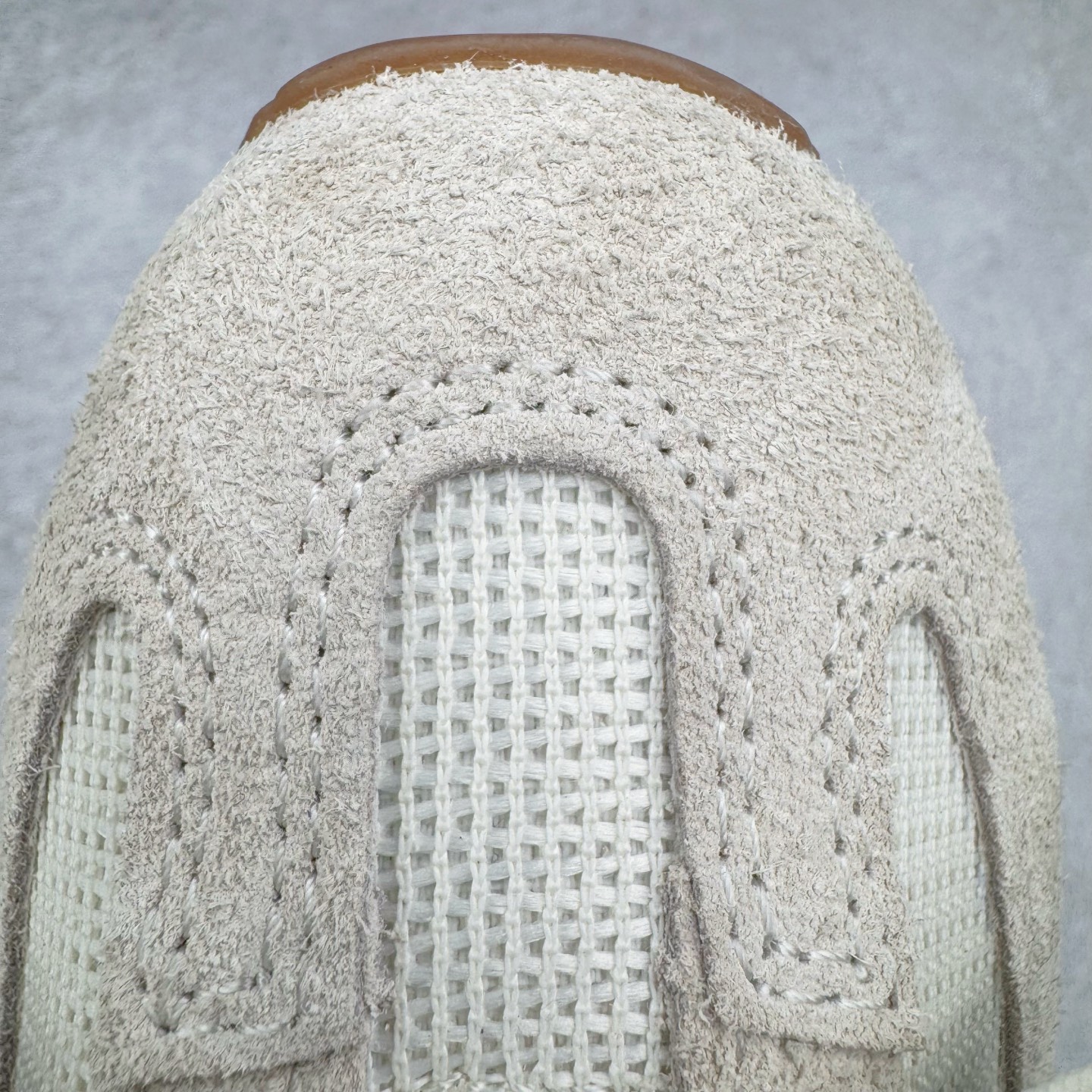 New Balance NB 471 低筒 织物牛剖层革 复古时尚 防滑耐磨 生活休闲鞋 波鞋  男女同款 米白色 U471AA