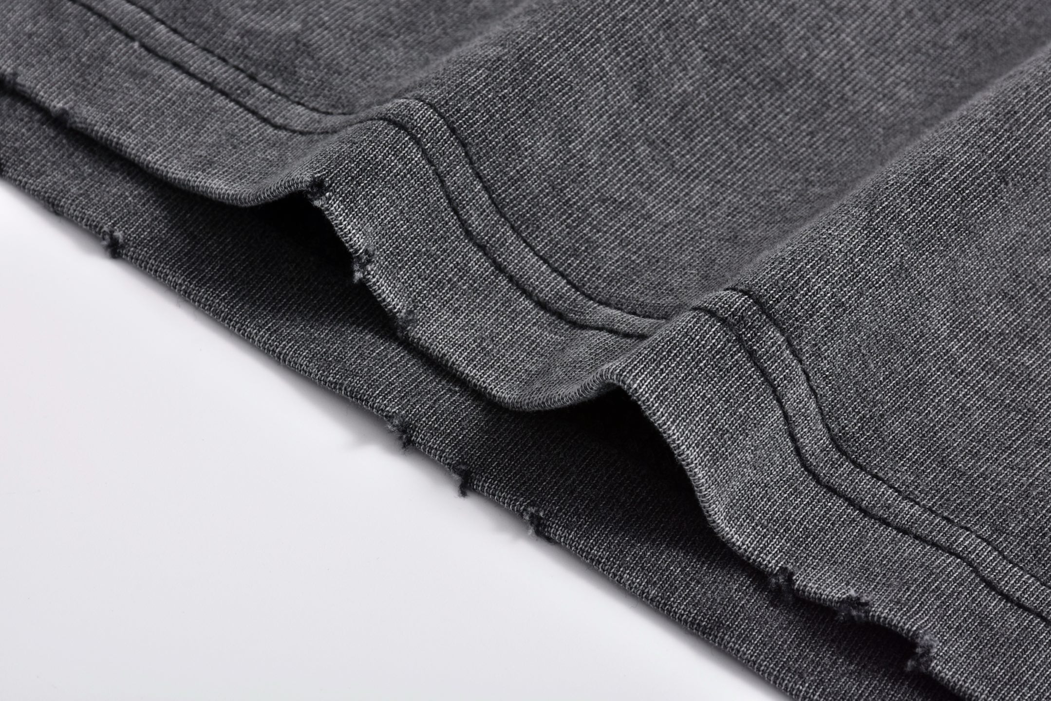 Balenciaga 巴黎世家 麦穗绣花 短袖 T恤 圆领 短款 夏季 灰色A5