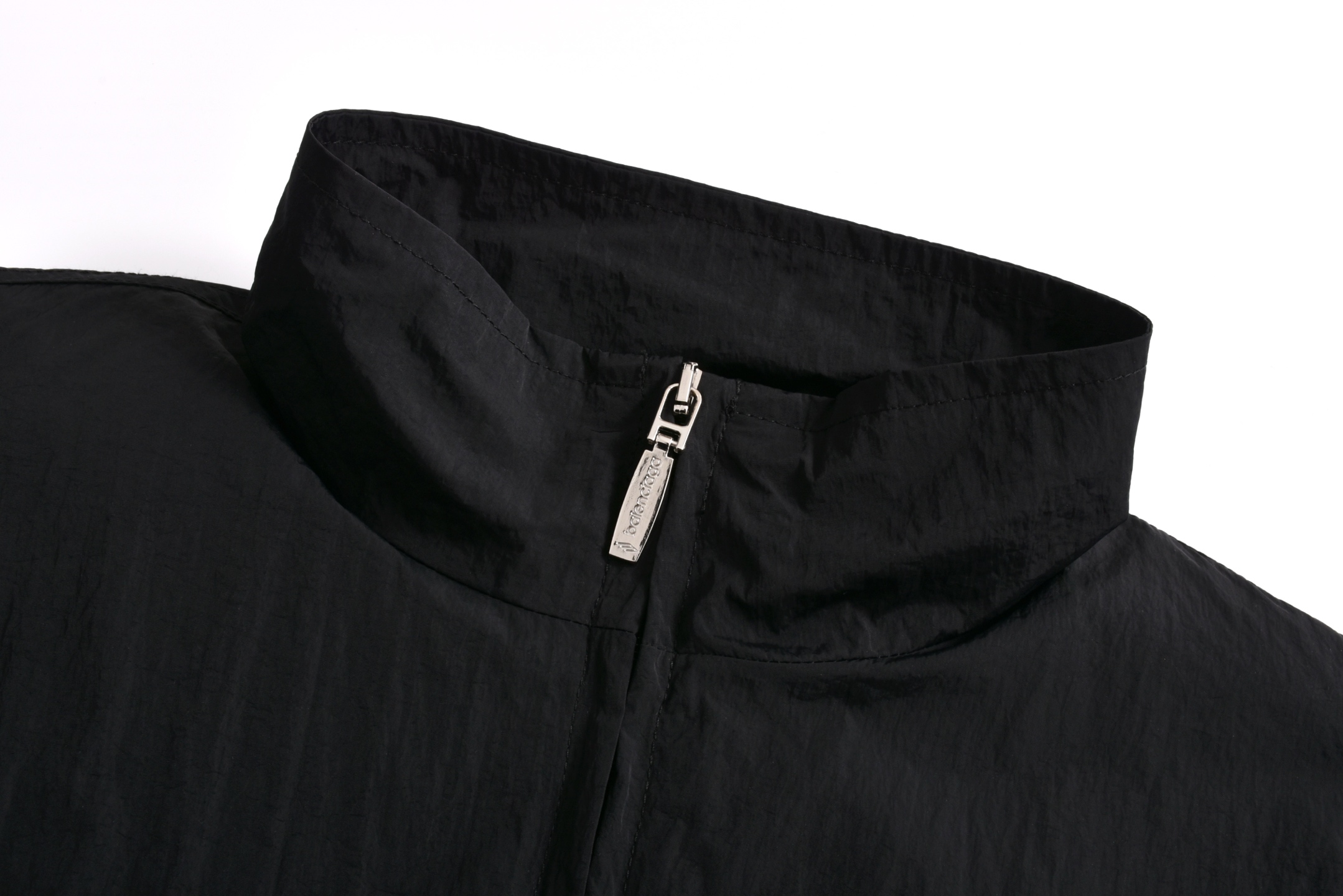 Balenciaga 巴黎世家 曼联冲锋衣 外套 夹克凤搂 长袖 黑色-B0