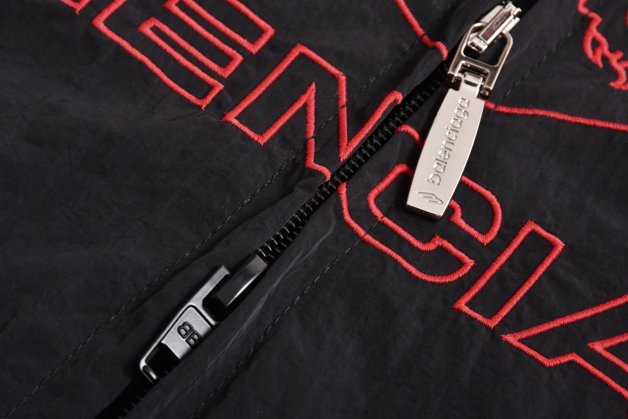 Balenciaga 巴黎世家 曼联冲锋衣 外套 夹克凤搂 长袖 黑色-B0