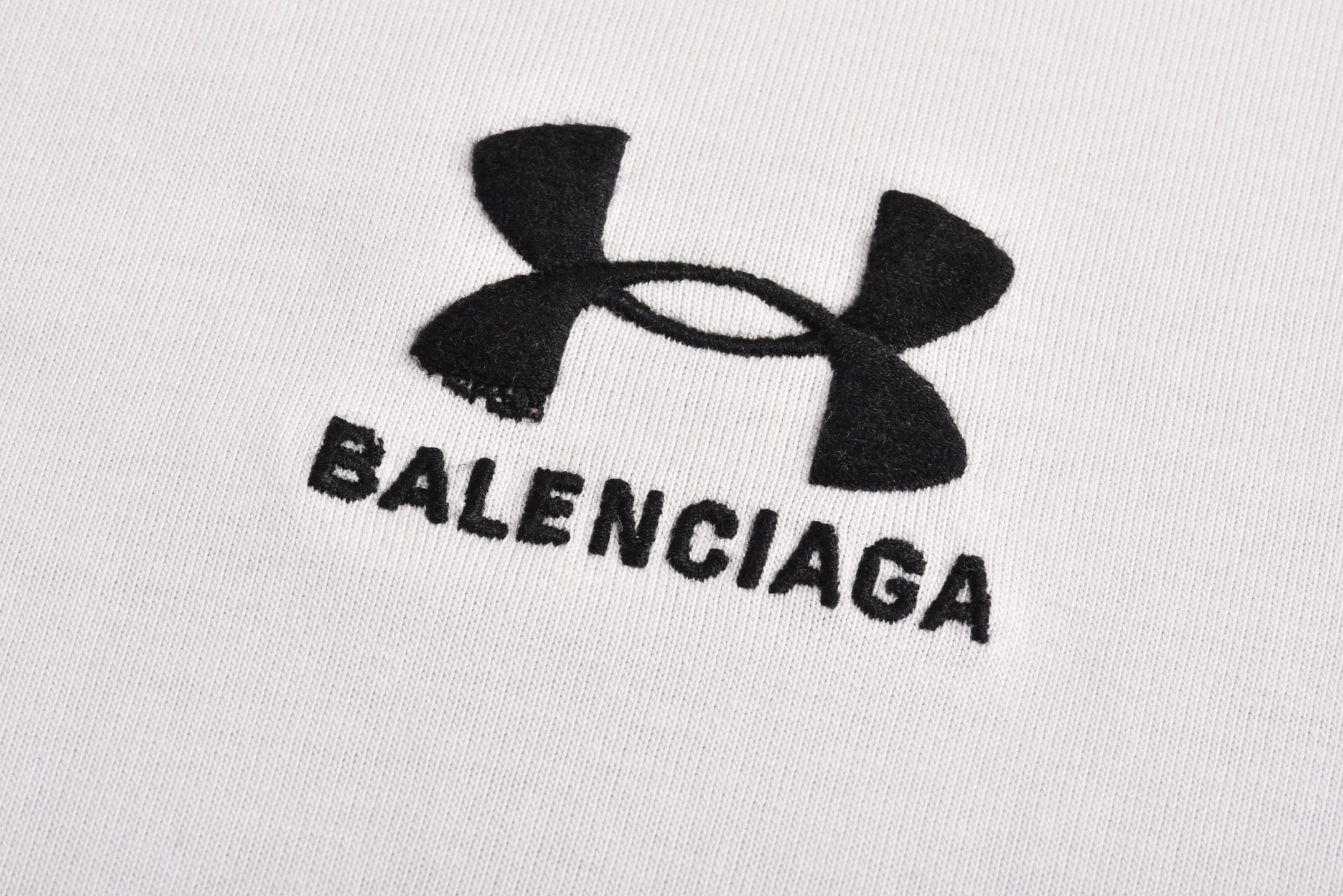 Balenciaga 巴黎世家 安德玛联名  短袖 T恤 圆领 短款 夏季 白色A5