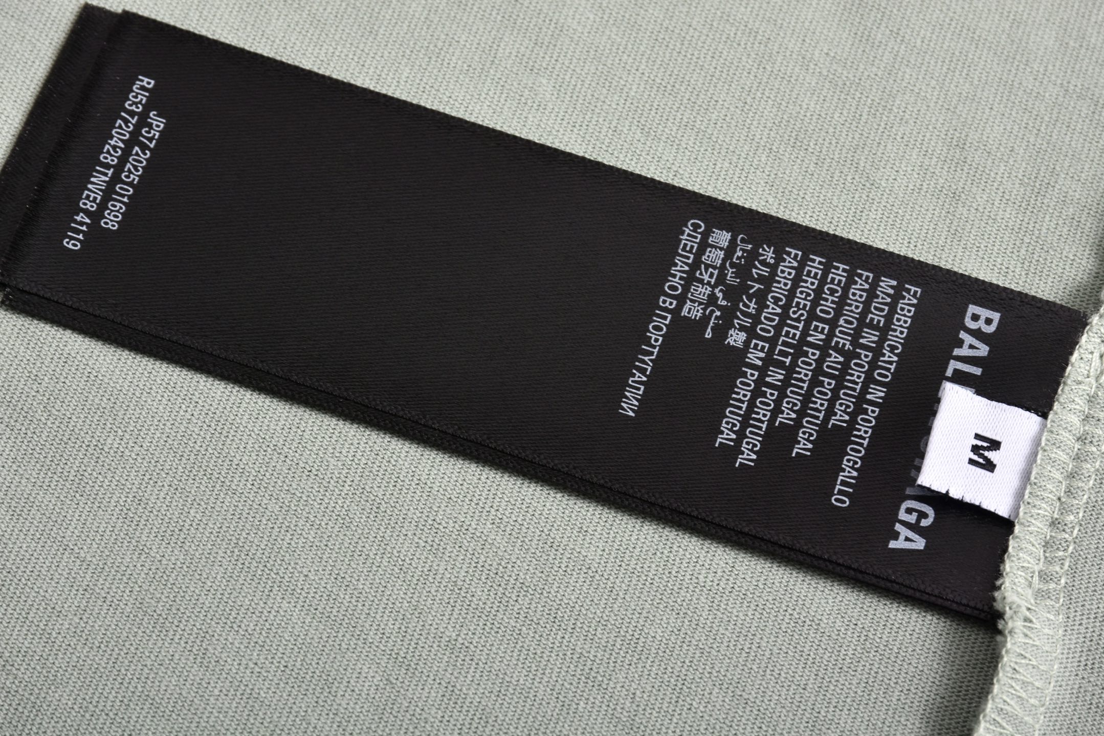 Balenciaga 巴黎世家 涂鸦3M 做旧 短袖 T恤 圆领 短款 夏季 绿色A5