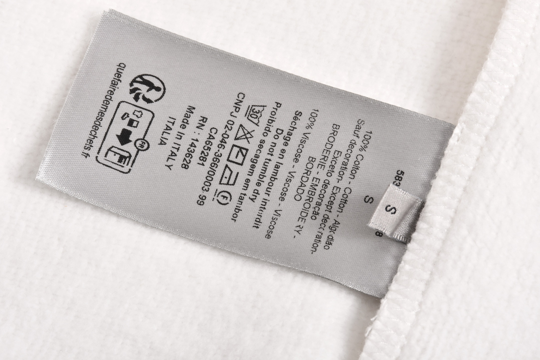 DIOR 迪奥 动物刺绣半拉链 卫衣  秋冬 外套 长袖 白色B0