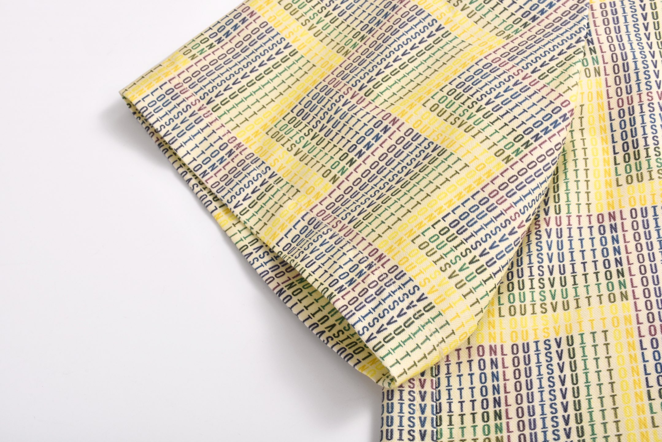 LOUIS VUITTON 路易威登 LV  梯纹格 夏季 T恤 男女同款  短袖 黄色A5