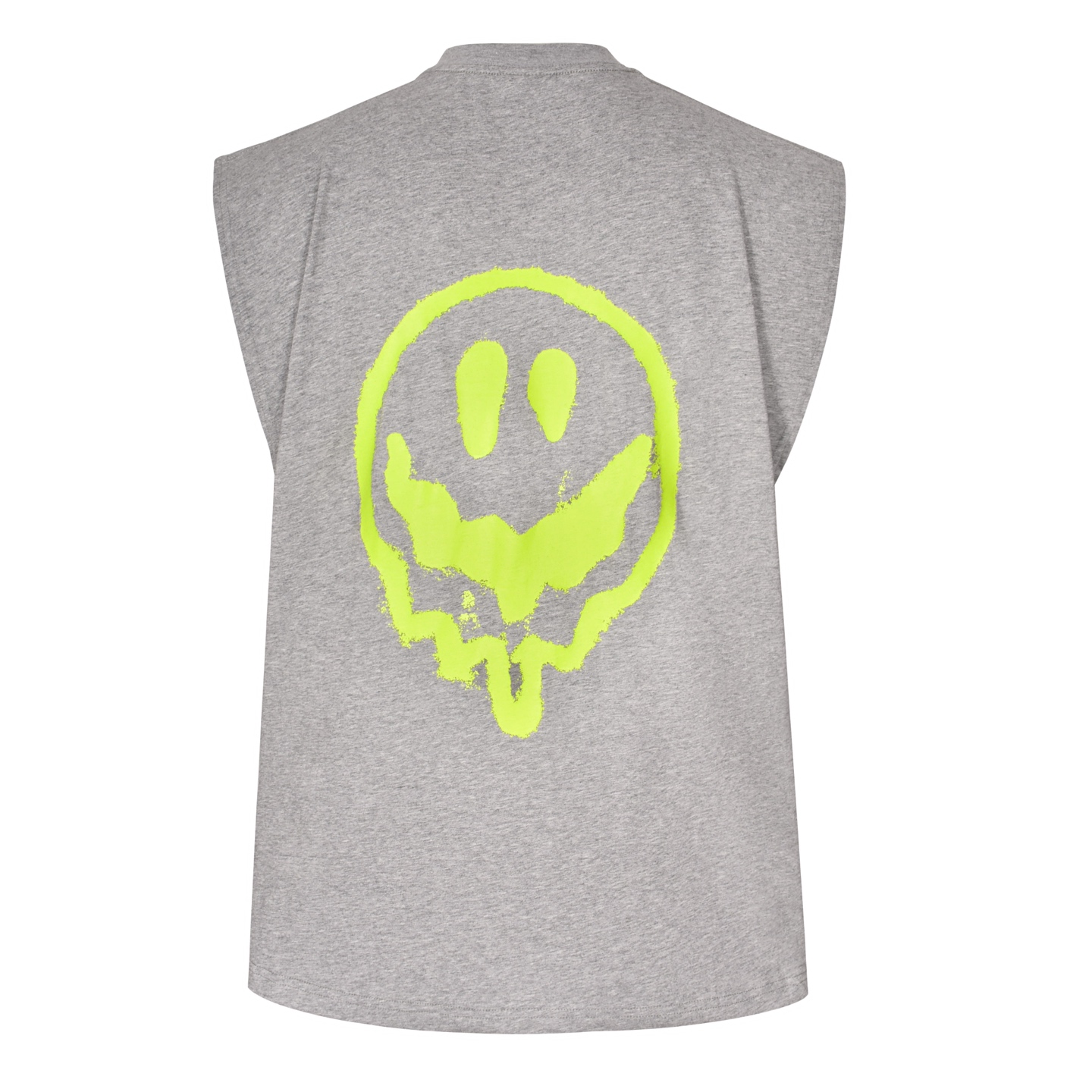 Balenciaga 巴黎世家 外星人 背心  印花 短袖 T恤 圆领 短款 夏季 灰色A5