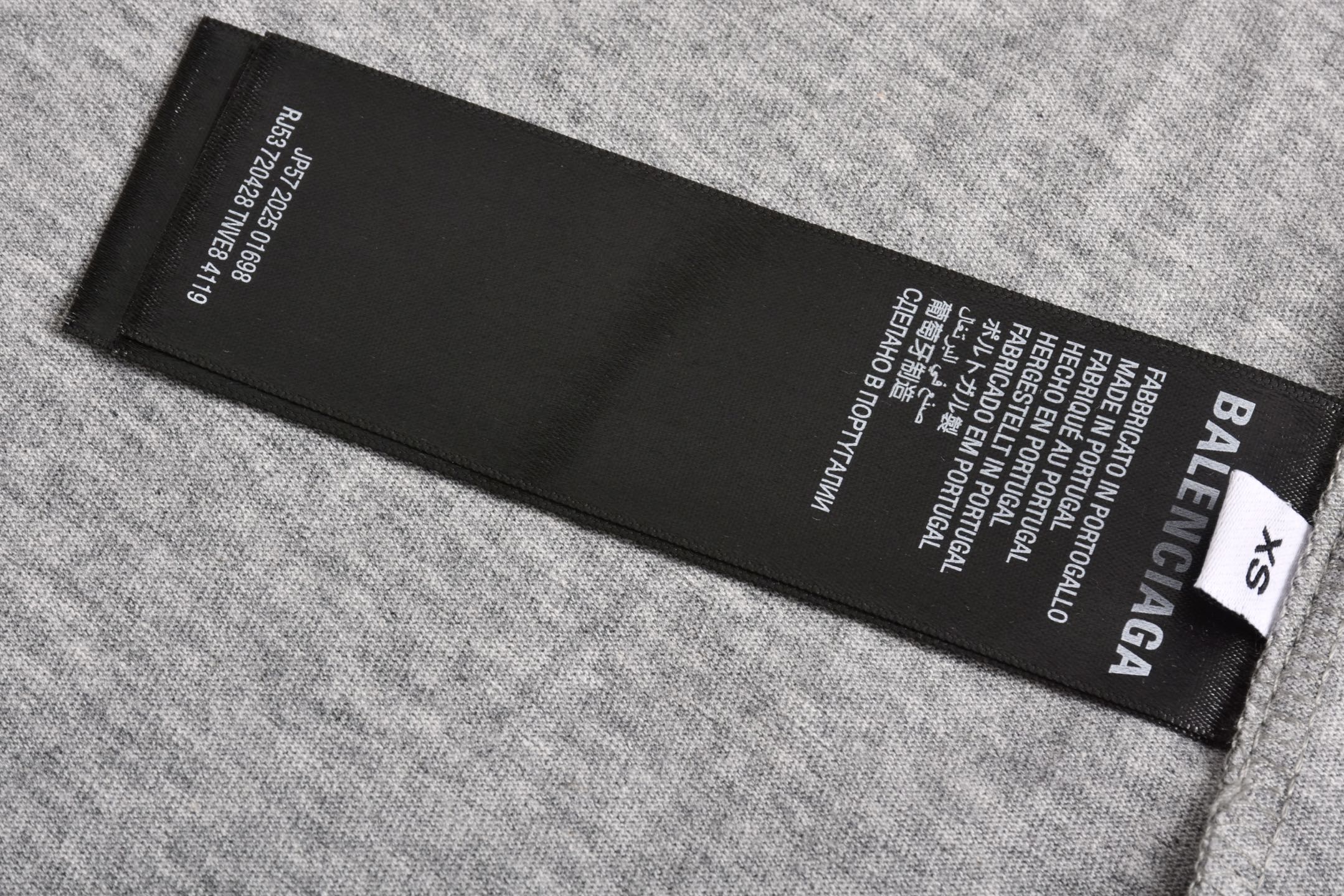 Balenciaga 巴黎世家 外星人 背心  印花 短袖 T恤 圆领 短款 夏季 灰色A5