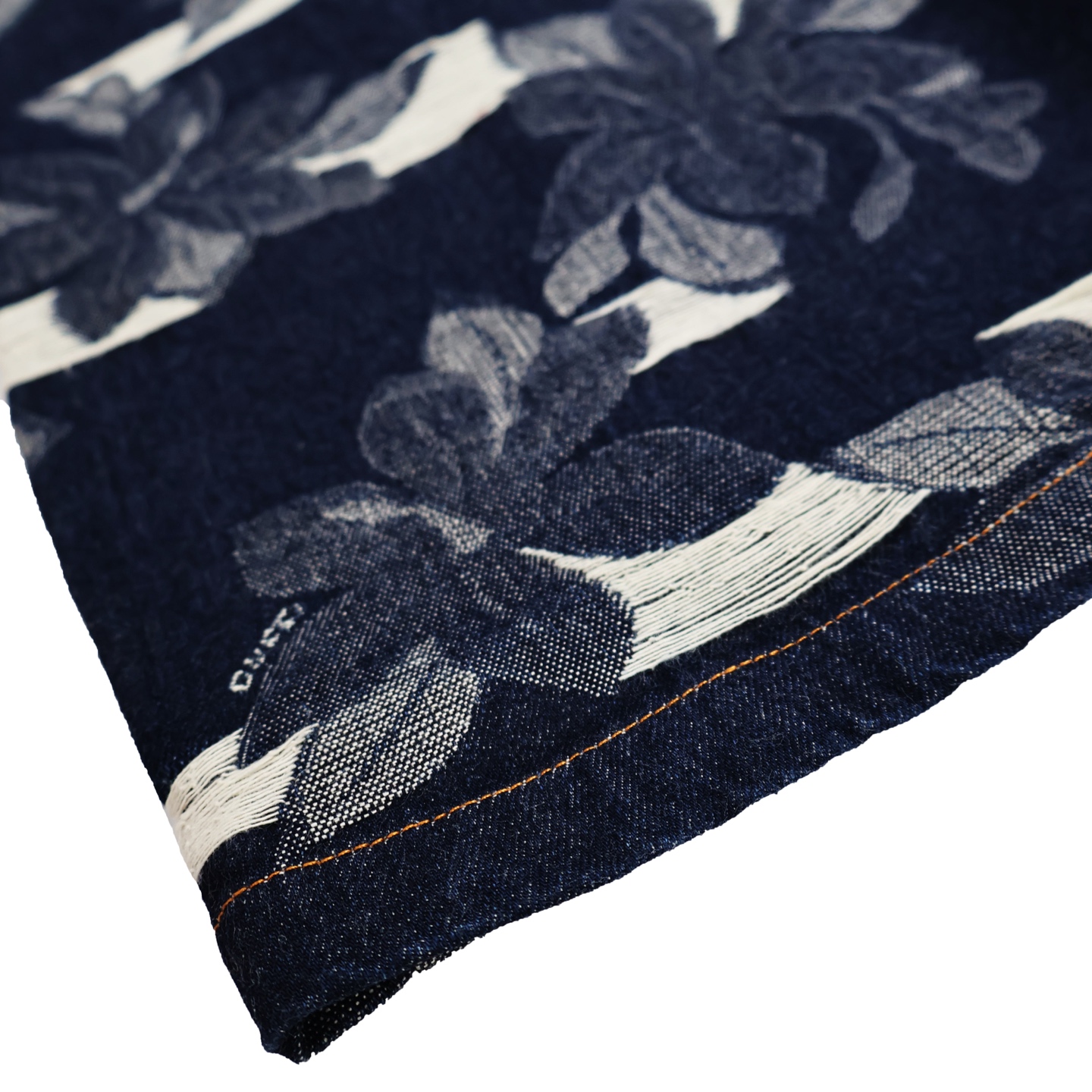 GUGGI 古驰 树叶牛仔  休闲 短裤 裤子 五分裤 蓝色A5