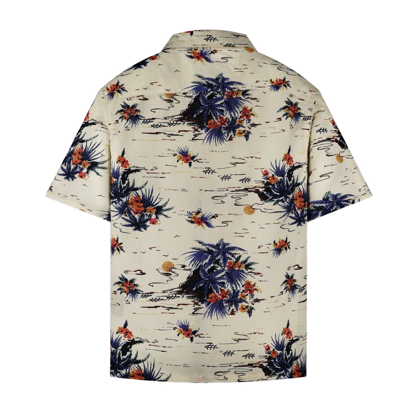 PRADA 普拉达花草  衬衫 休闲夏季 短袖 T恤 A5