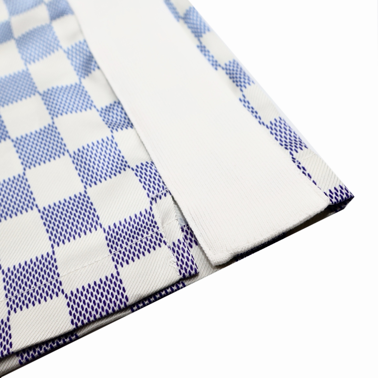 LOUIS VUITTON 路易威登 LV 丝绸彩色棋盘格 夏季 T恤 男女同款  短袖 白绿A5