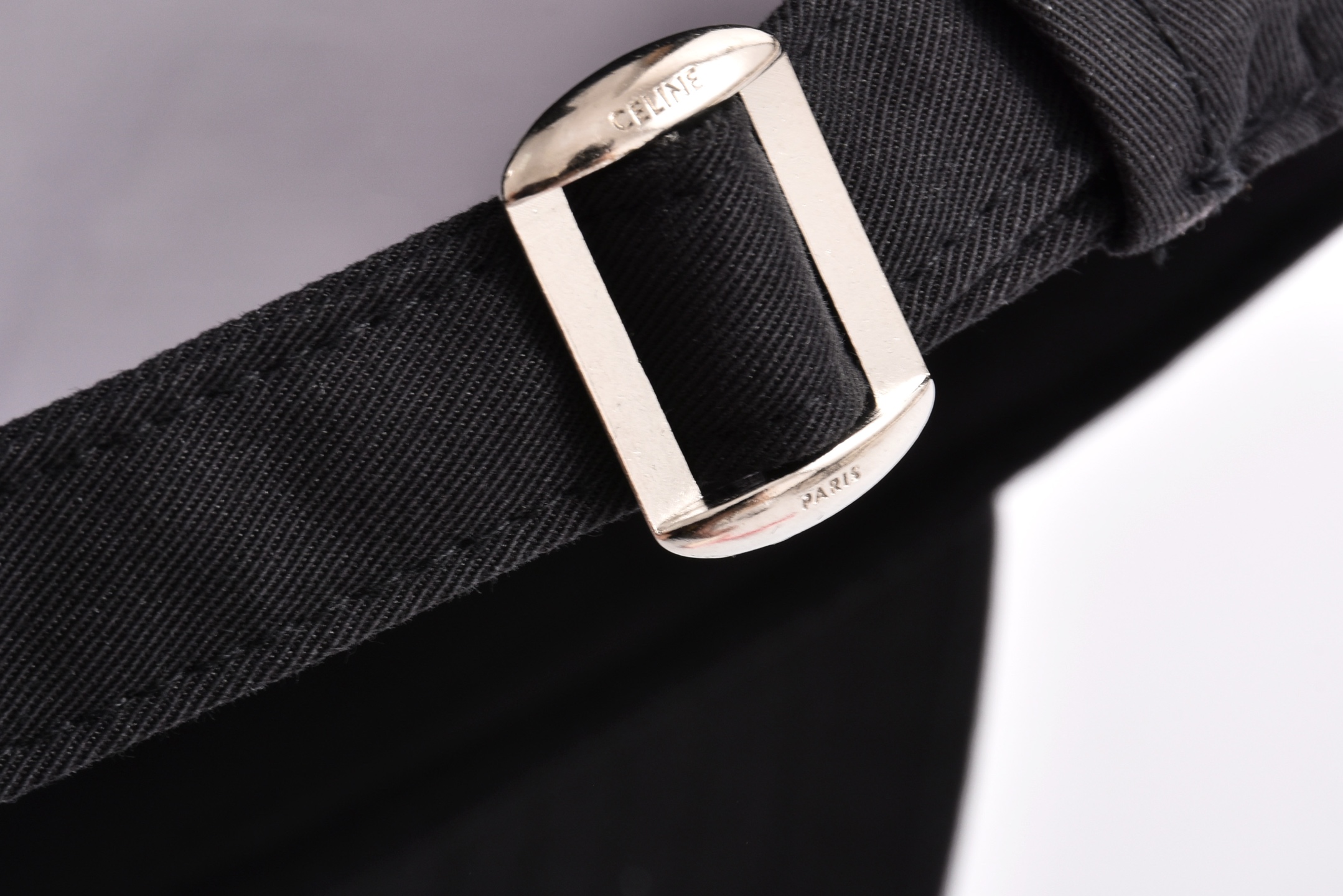 Celine赛林 毛巾绣鸭舌帽 做旧复古  牛津棉 棒球帽  