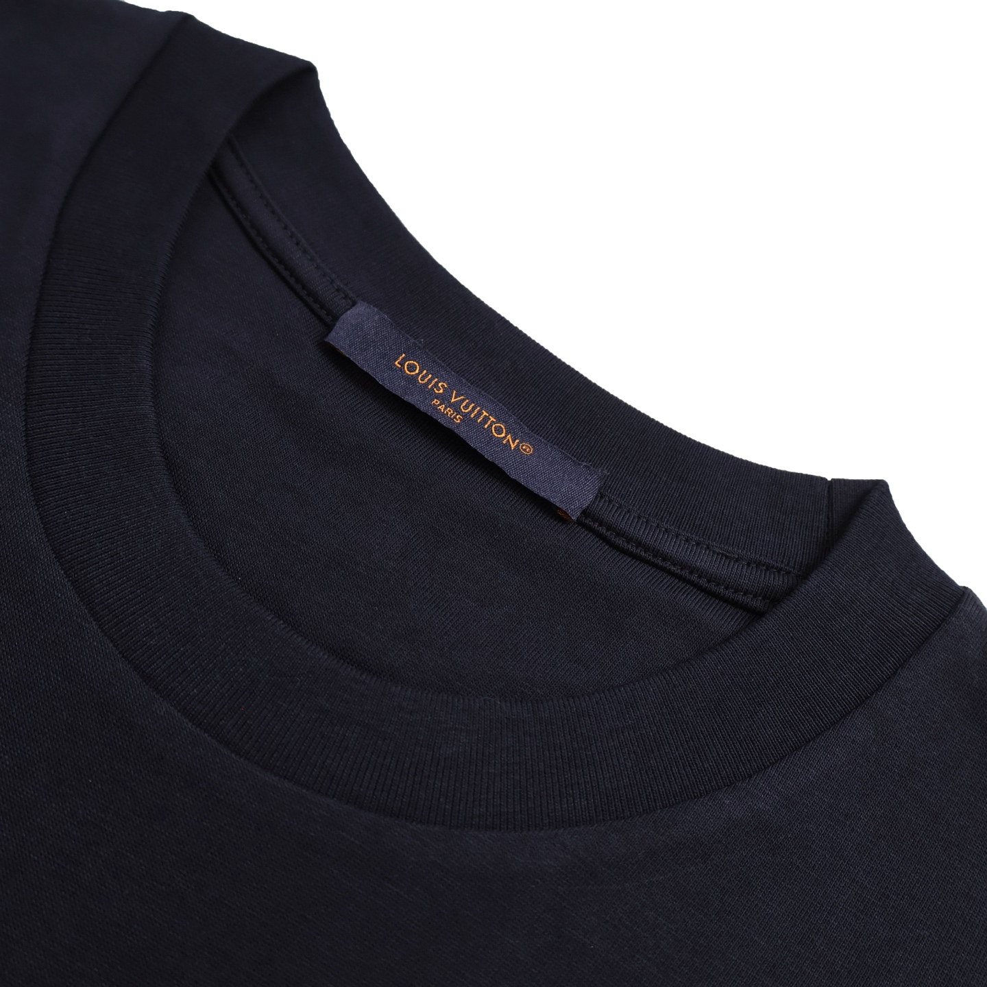 LOUIS VUITTON 路易威登 LV 千纸鹤刺绣 夏季 T恤 男女同款  短袖 黑色A2