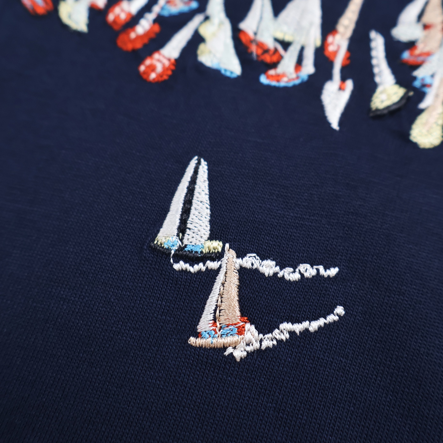 LOUIS VUITTON 路易威登 LV 千纸鹤刺绣 夏季 T恤 男女同款  短袖 黑色A2