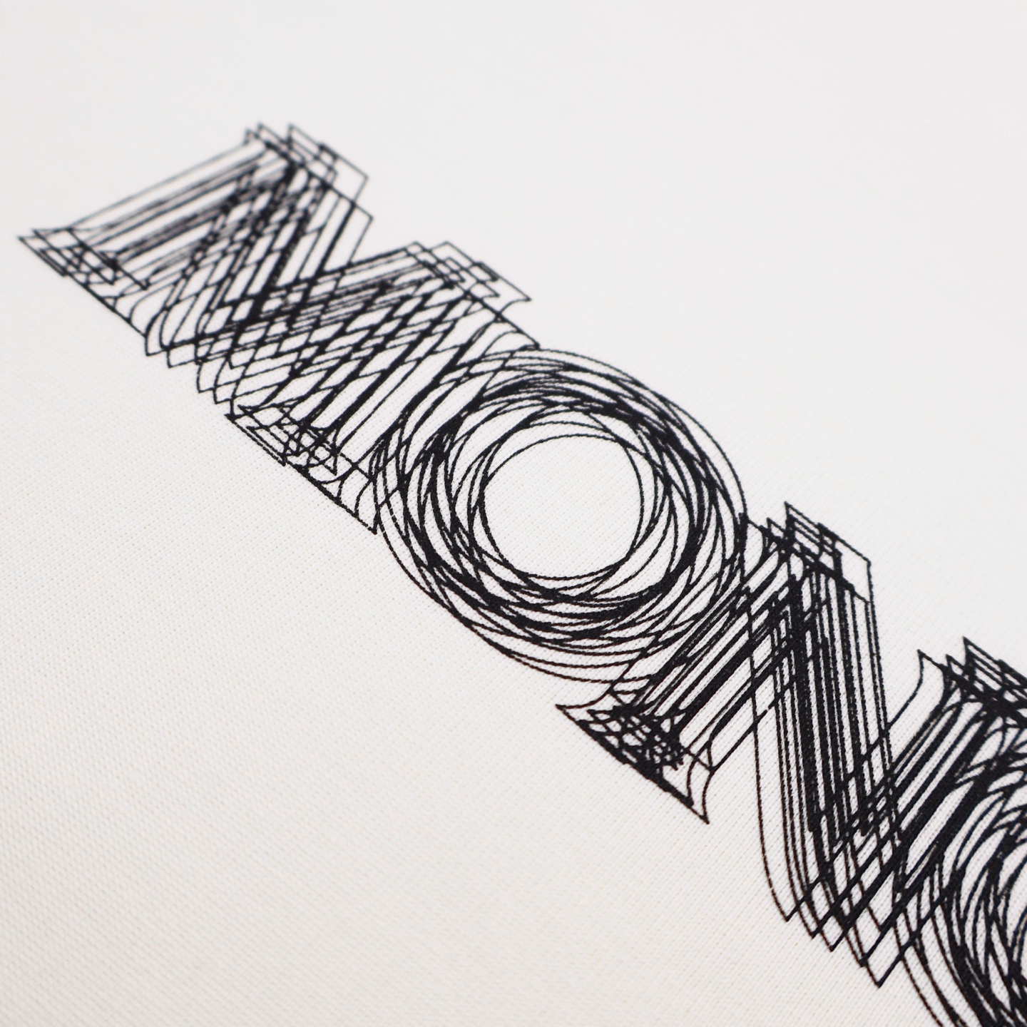 Moncler 蒙口 重影标识 圆领 宽松 透气 短袖T恤 白色 黑色-A2