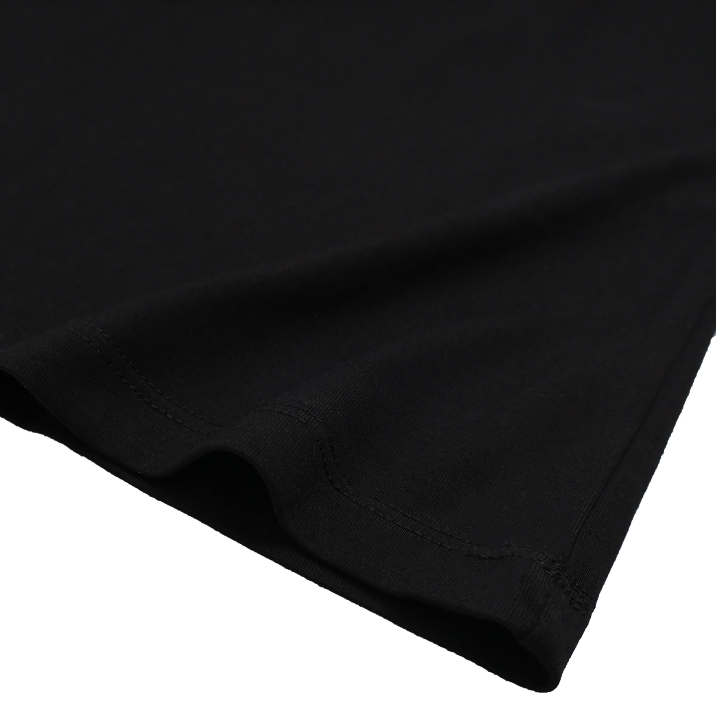 Moncler 蒙口 重影标识 圆领 宽松 透气 短袖T恤 白色 黑色-A2