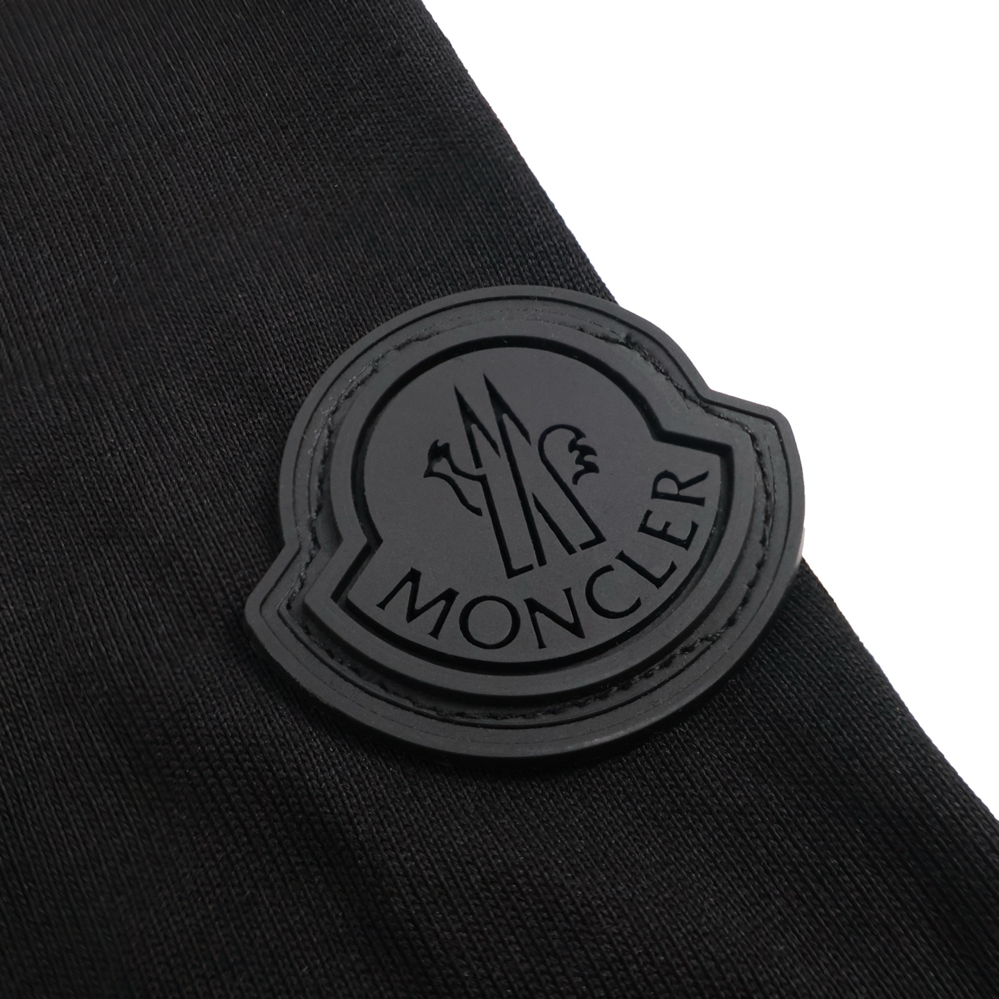 Moncler 蒙口 重影标识 圆领 宽松 透气 短袖T恤 白色 黑色-A2