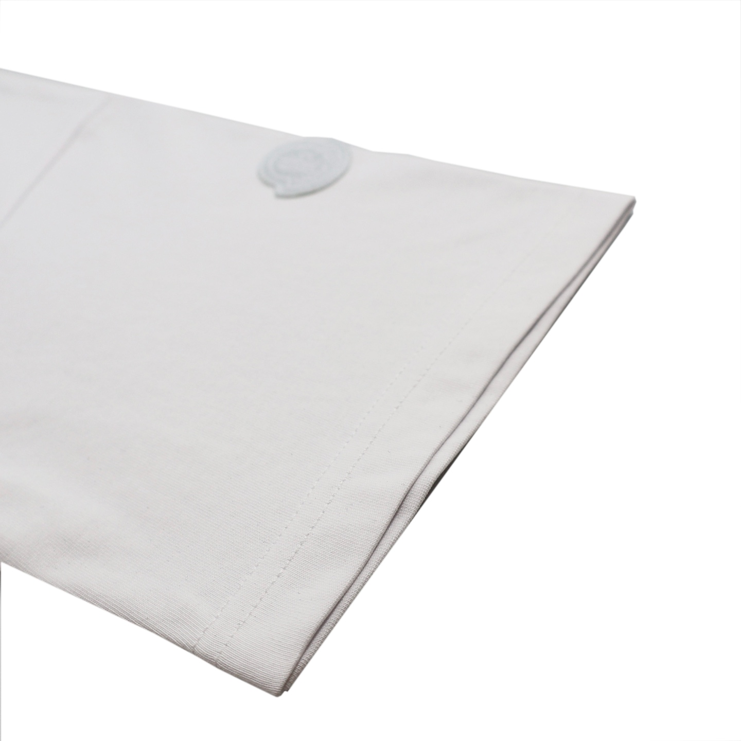 Moncler 蒙口 胸章标识 圆领 宽松 透气 短袖T恤 白色 黑色-A2