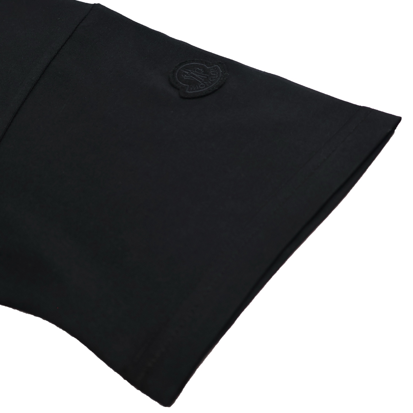 Moncler 蒙口 胸章标识 圆领 宽松 透气 短袖T恤 白色 黑色-A2