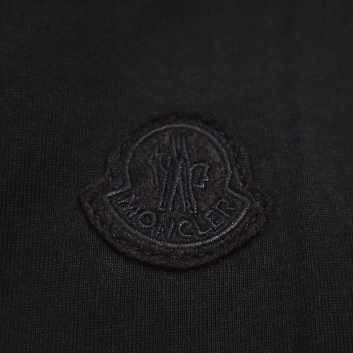 Moncler 蒙口 胸章标识 圆领 宽松 透气 短袖T恤 白色 黑色-A2