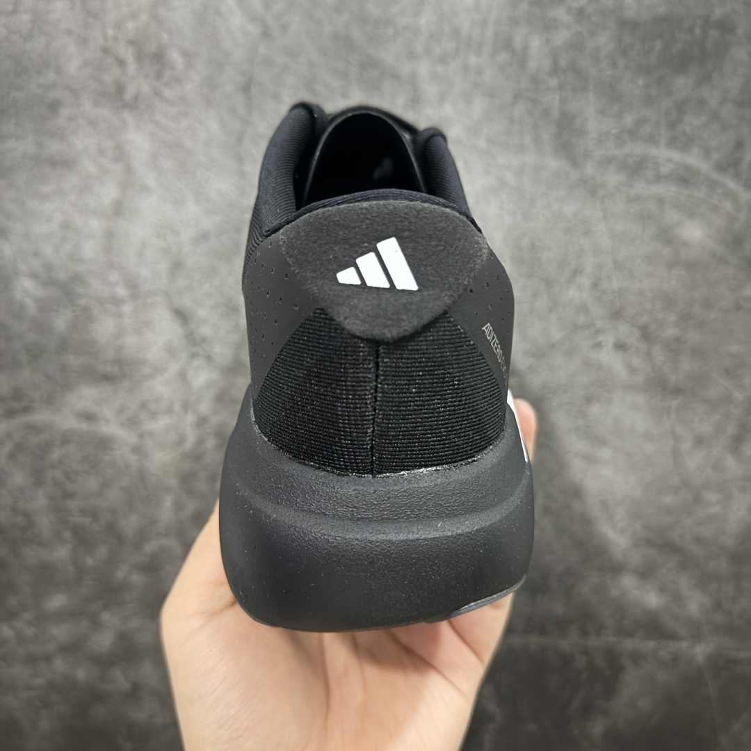 Adidas Adizero Evo SL 低筒 舒适百搭 防滑耐磨 马拉松 训练竞速 跑步鞋 女款 男款 波鞋 黑白 JP7149