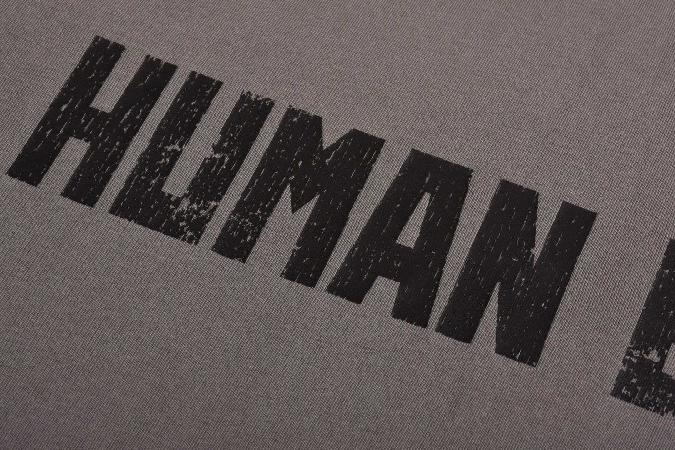 Balenciaga 巴黎世家  人类字母 龟裂 印花 短袖 T恤 圆领 短款 夏季 棕褐色A2