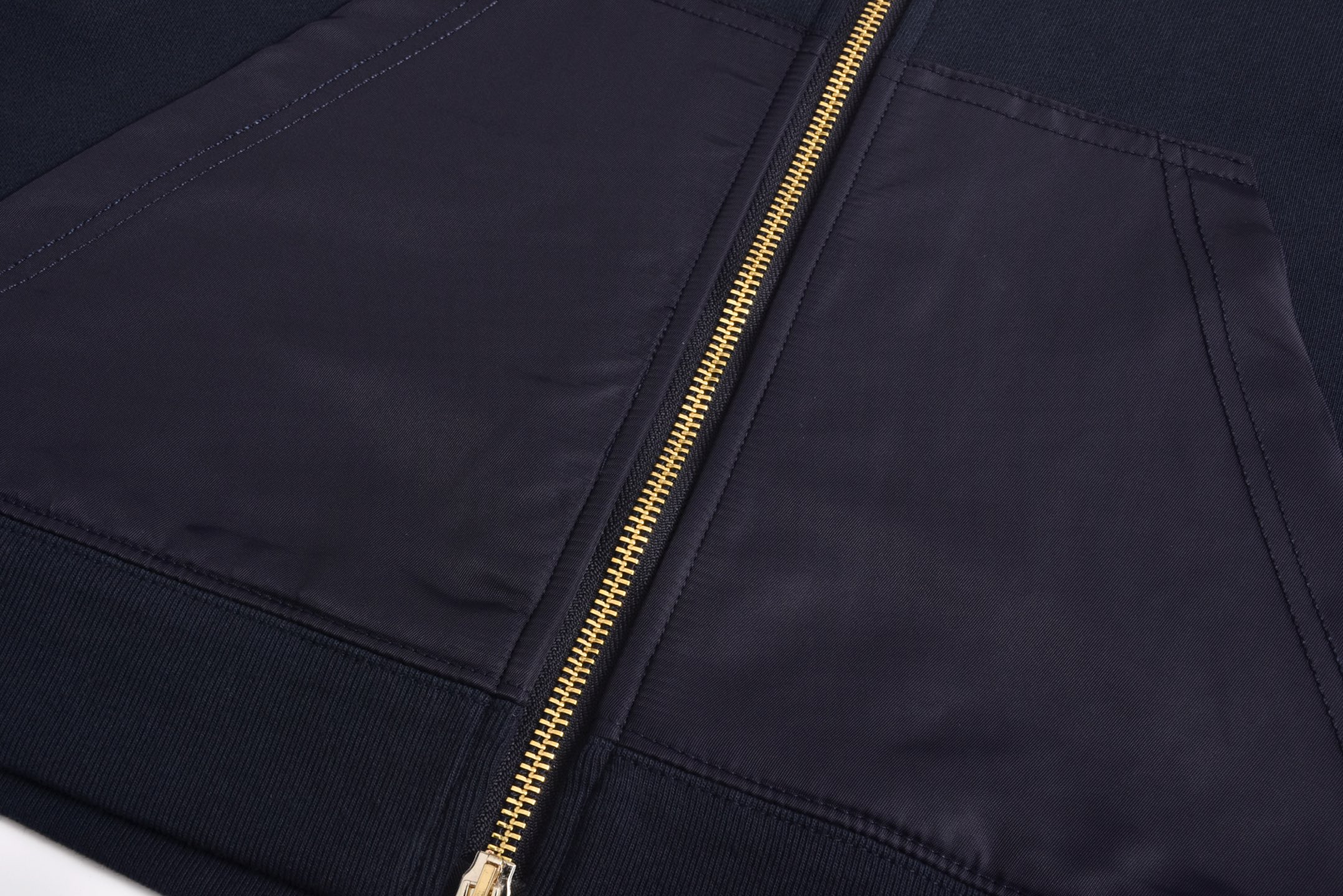 MIU MIU 缪缪 红抽绳拉链帽衫  夹克 外套 长袖  蓝色 MJL073-16JZ-F0008-S-OOO-B5