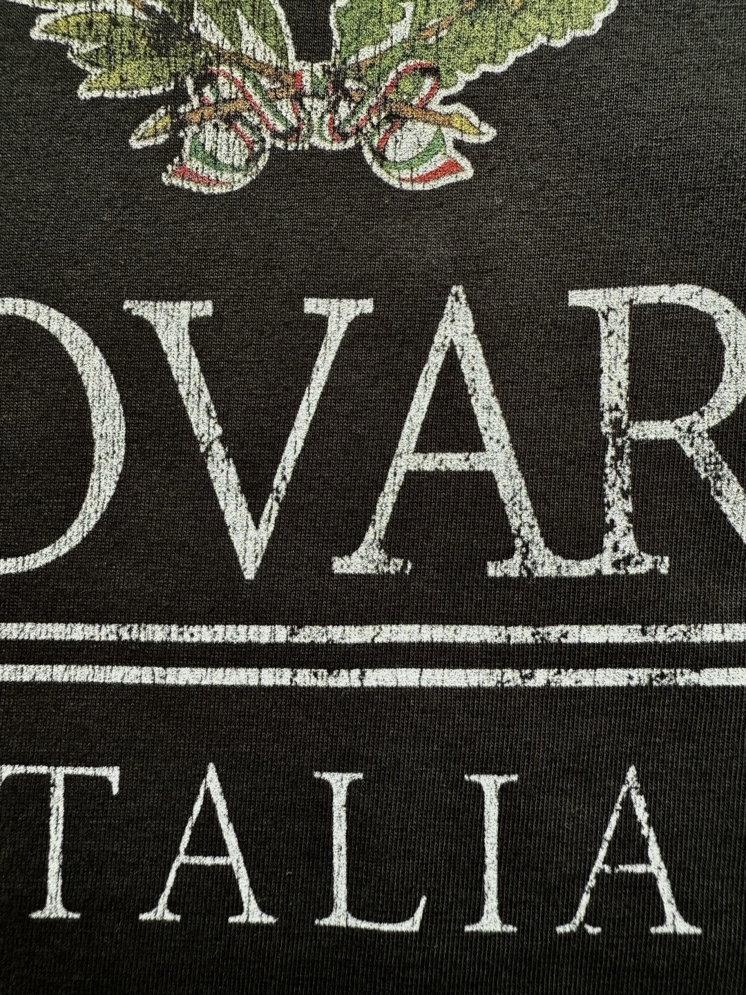 Balenciaga 巴黎世家 NOVARA 皇冠十字架龟裂 印花 短袖 T恤 圆领 短款 夏季 洗水灰 811688TRVP21055