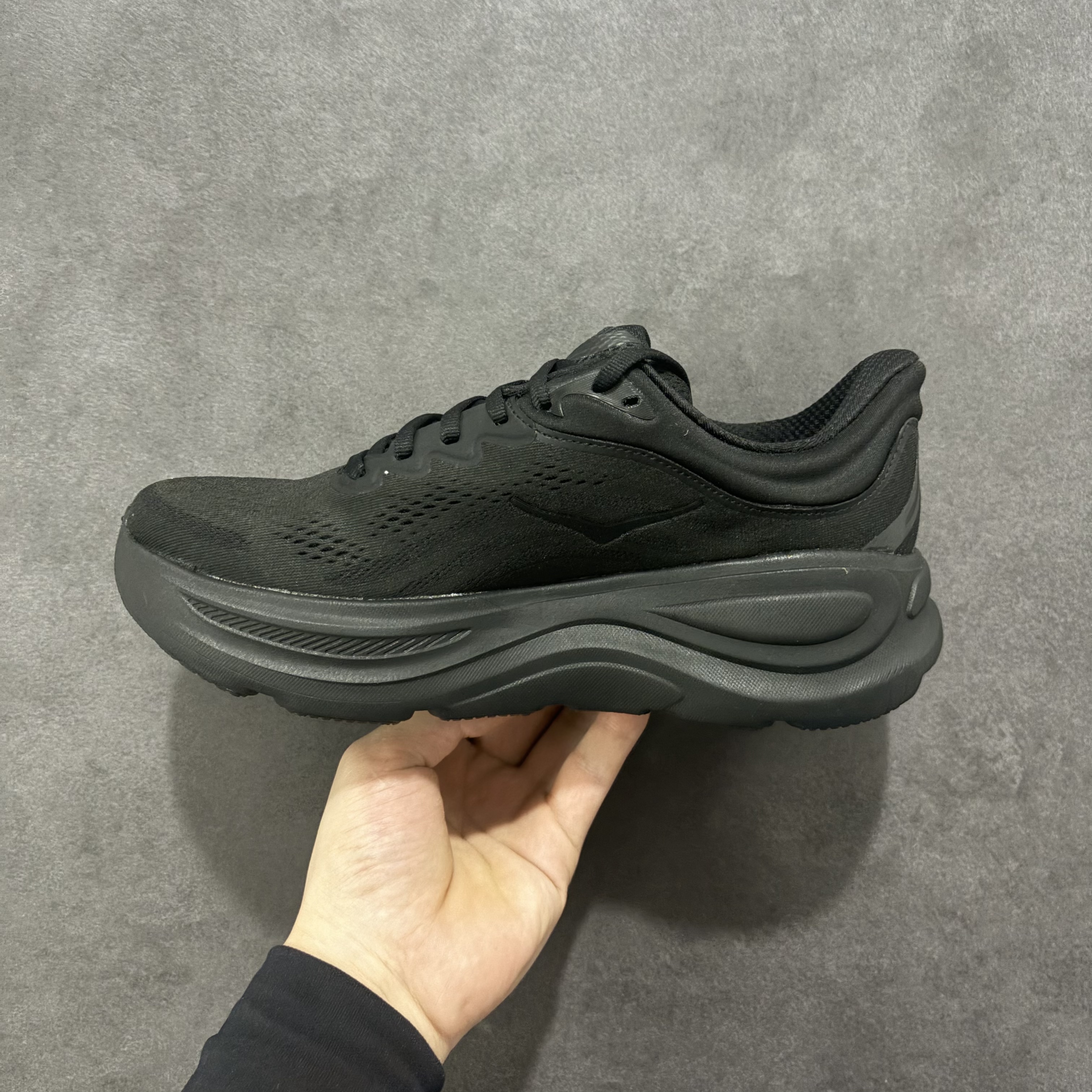 HOKA ONE ONE Bondi 9   邦迪 9 九代 舒适防滑耐磨低帮休闲跑步鞋 波鞋  黑武士 1162013-BBLC