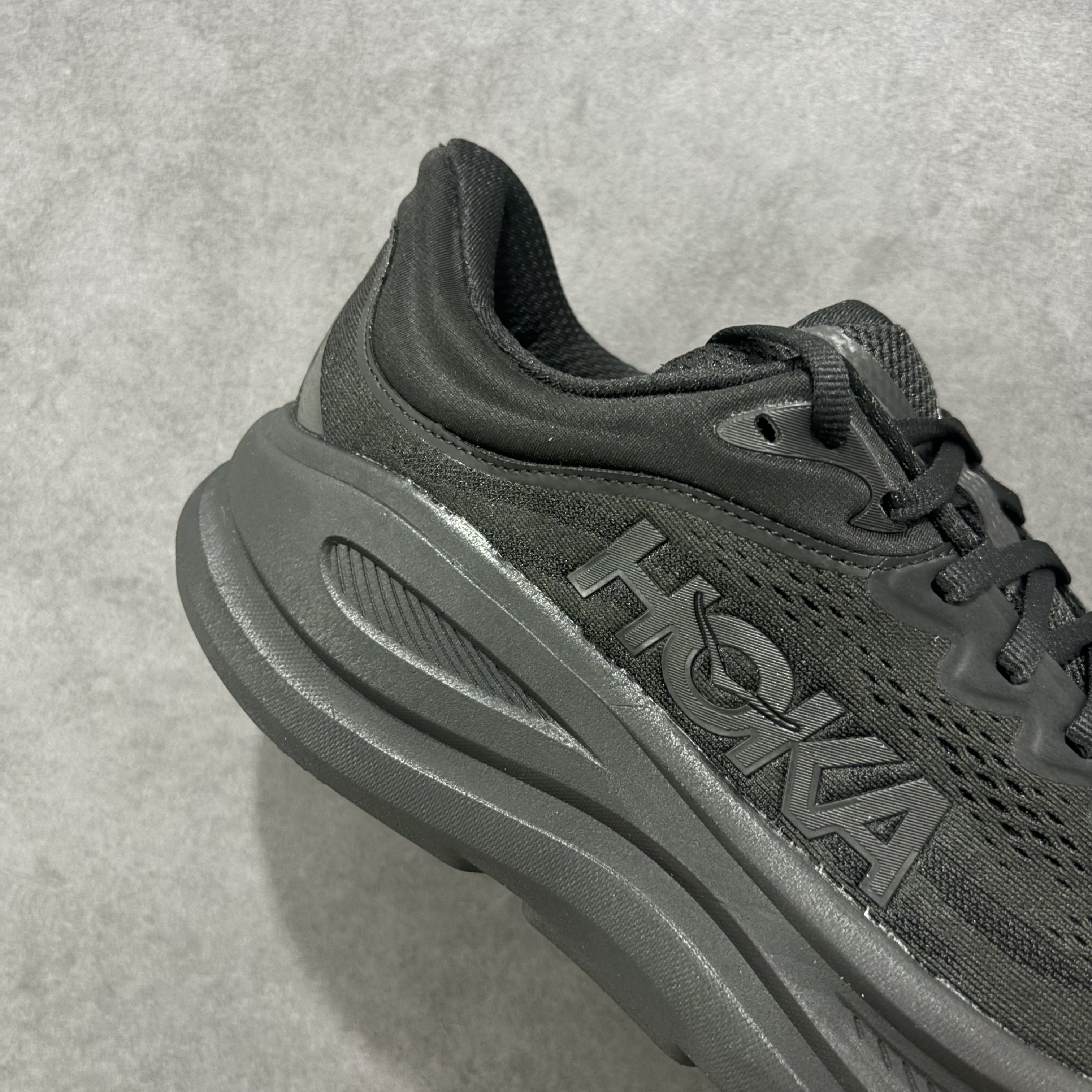 HOKA ONE ONE Bondi 9   邦迪 9 九代 舒适防滑耐磨低帮休闲跑步鞋 波鞋  黑武士 1162013-BBLC